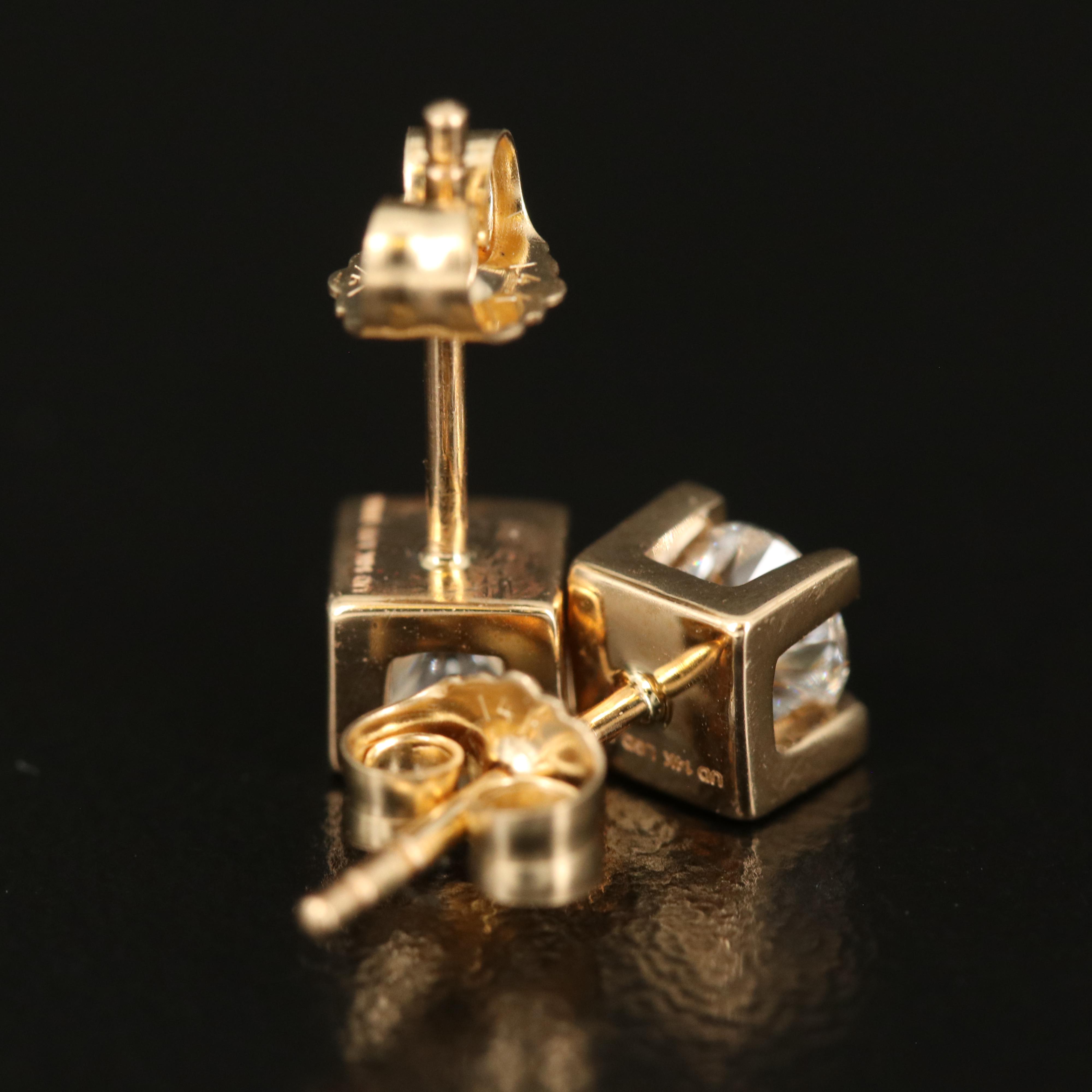 14K 0.53 CTW Diamond Stud Earrings