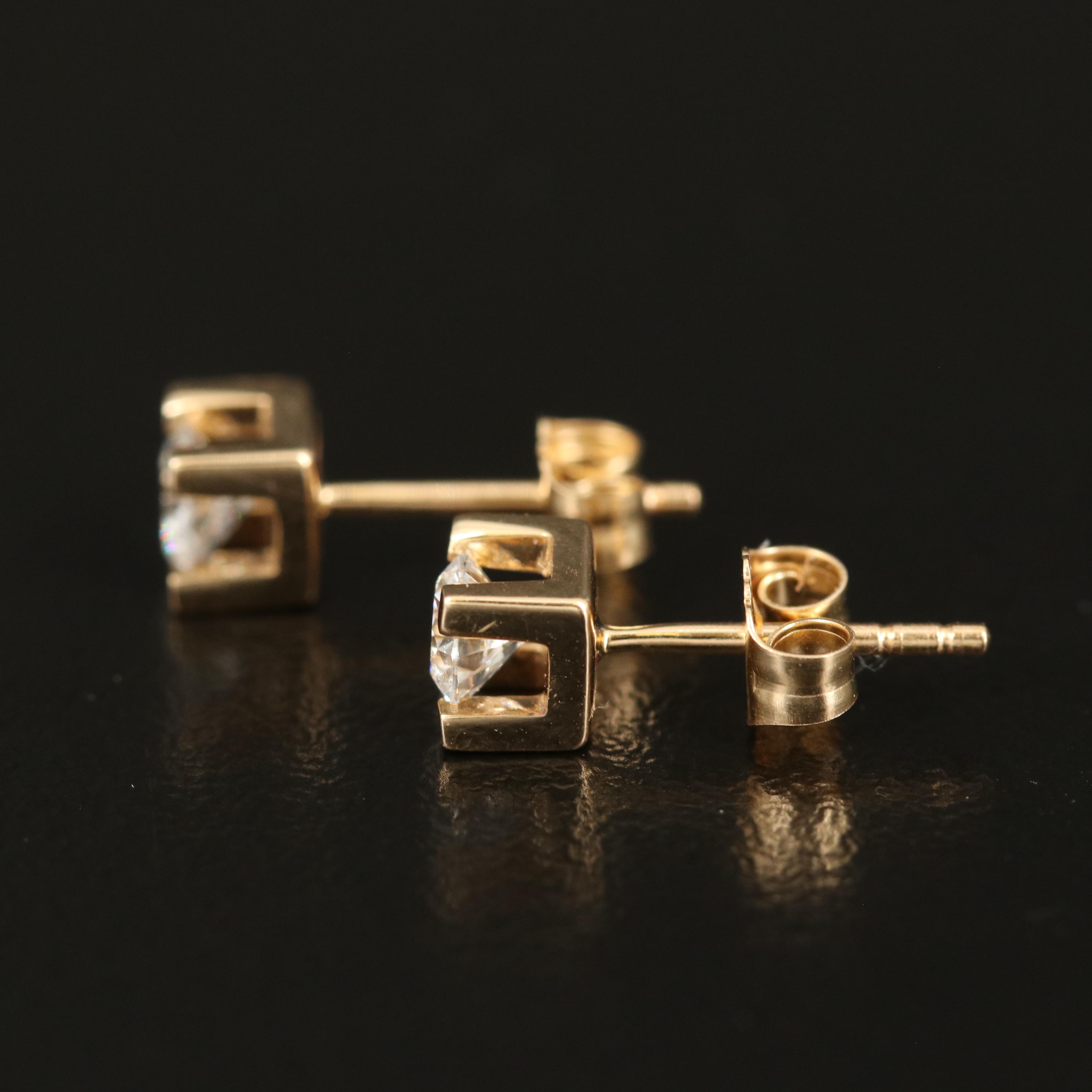 14K 0.53 CTW Diamond Stud Earrings