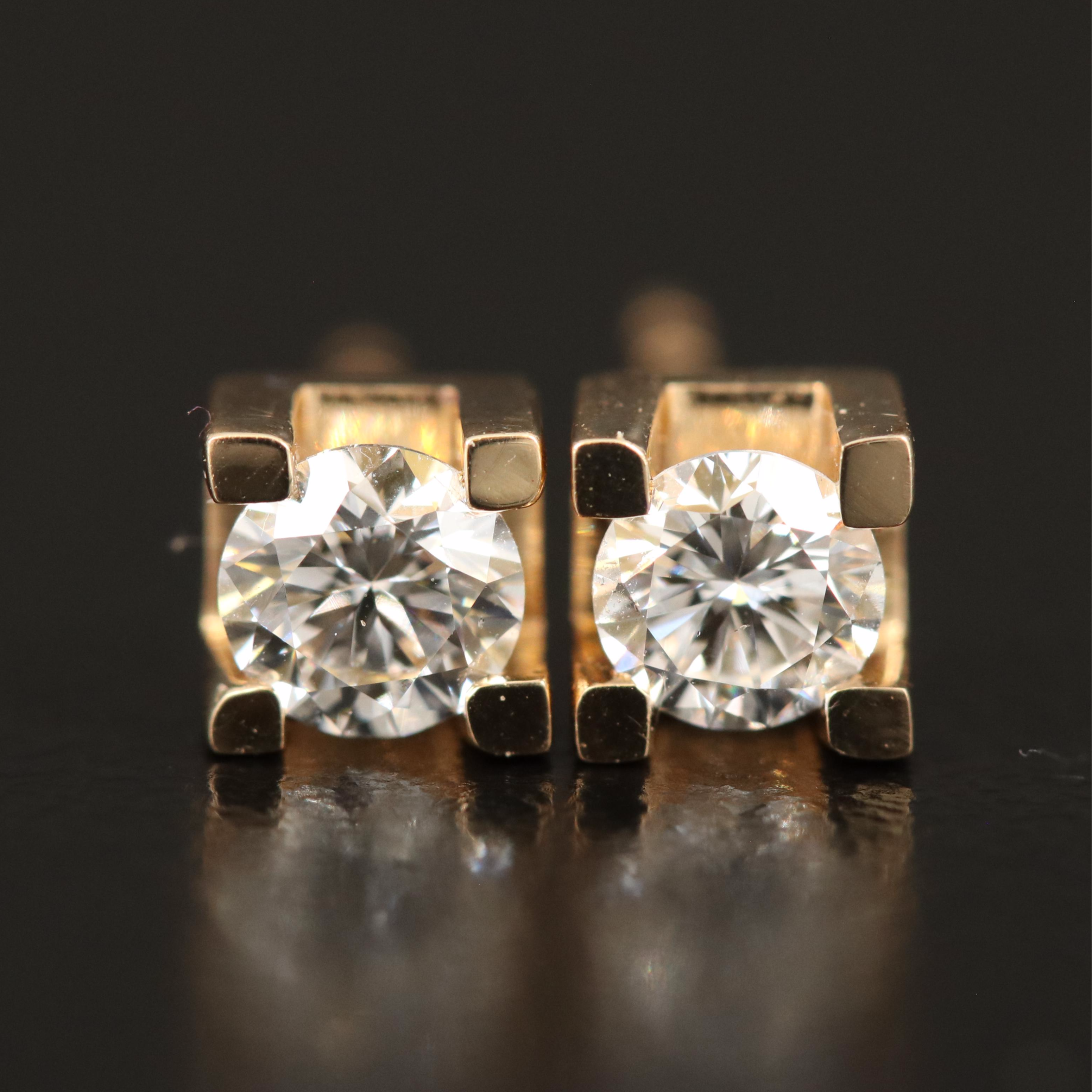 14K 0.53 CTW Diamond Stud Earrings