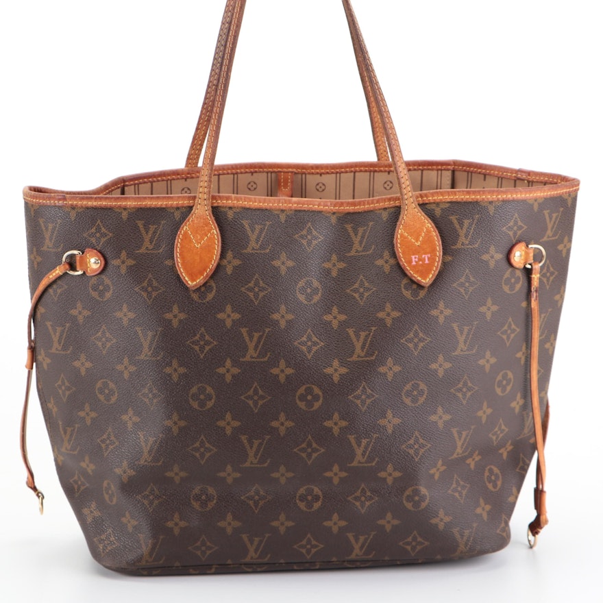 Louis Vuitton Neverfull MM in Monogram Canvas and Leather