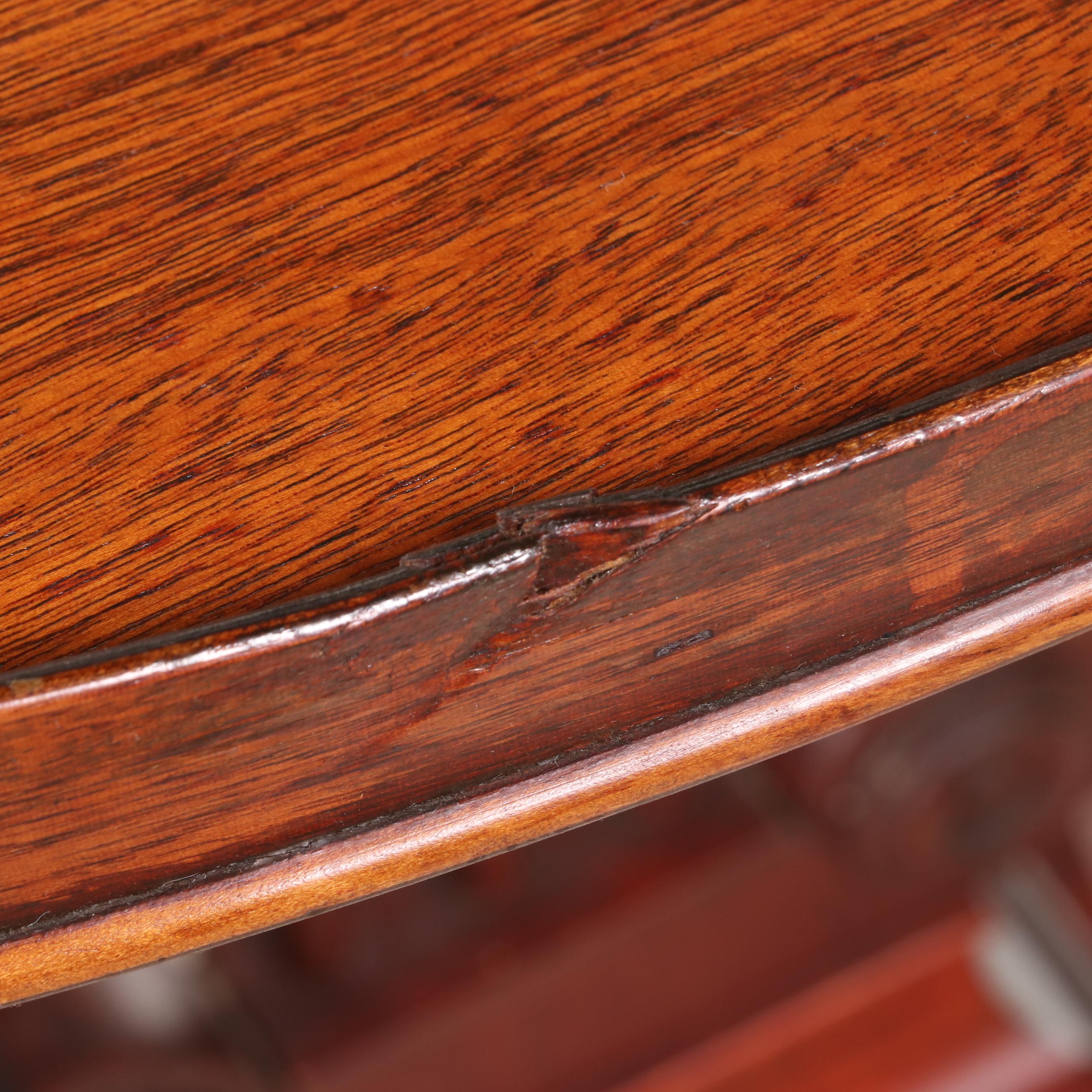 Pair of Mersman Classical Style Mahogany Lyre-Base Side Tables, Mid-20th Century