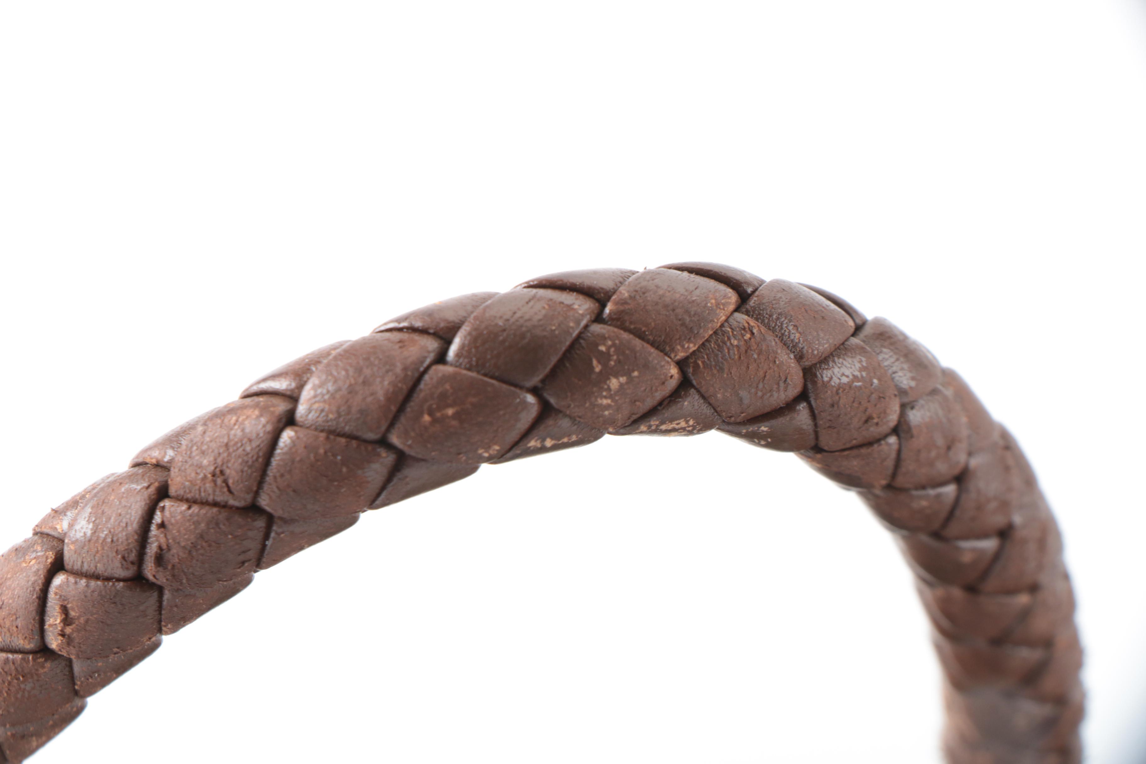 Prada Gathered Two-Way Bag in Olive Tessuto Nylon with Braided Handles