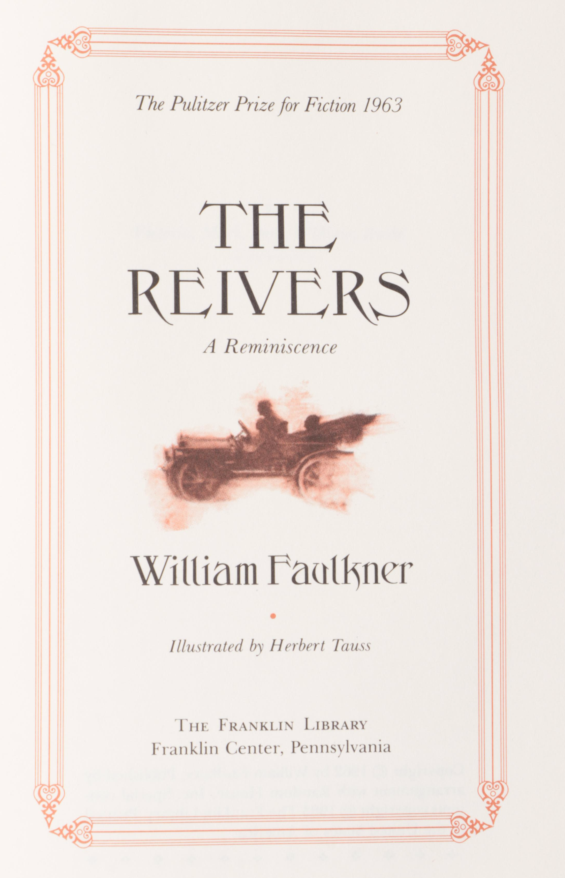 Leather Bound "The Franklin Library" Book Collection featuring "The Odyssey"