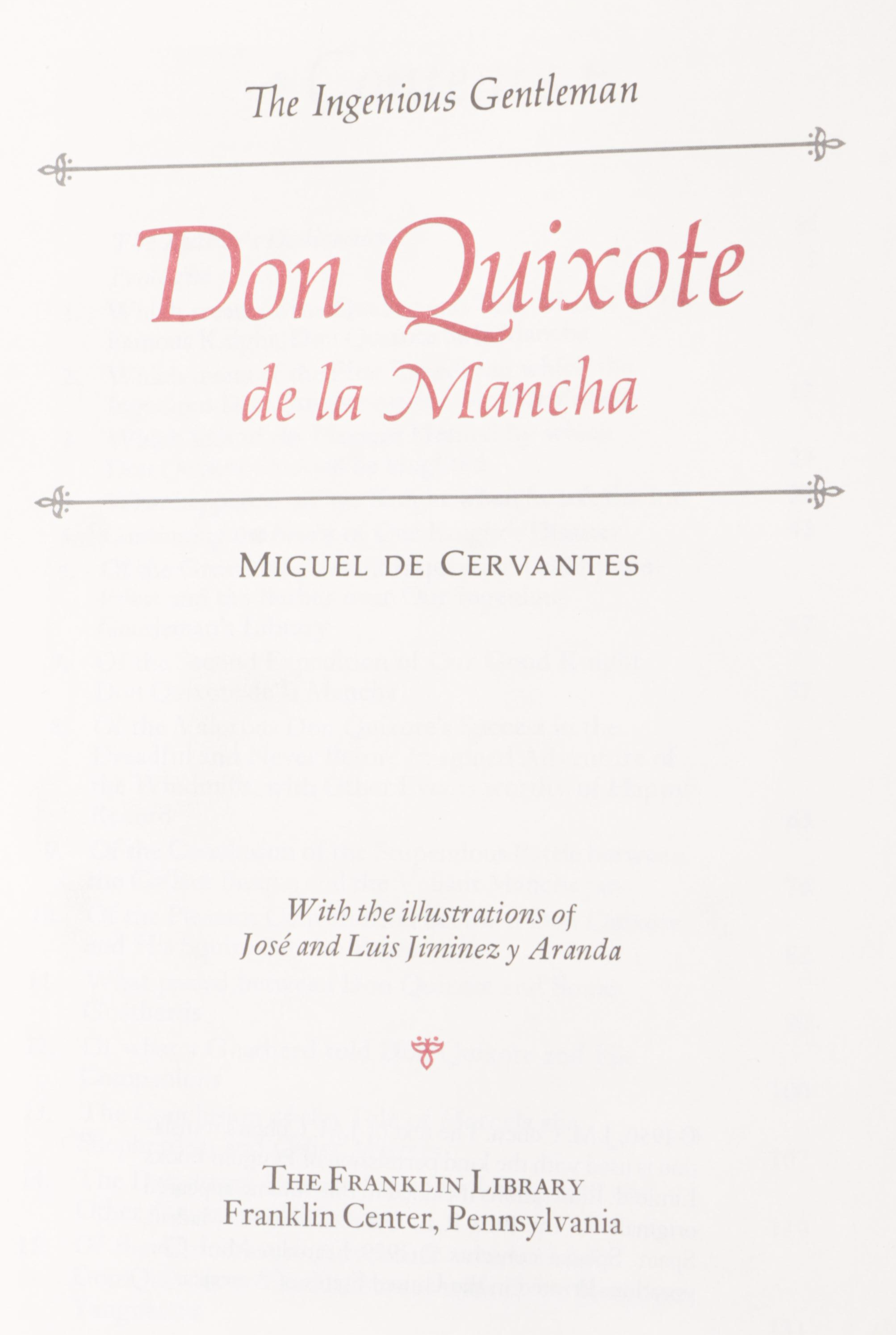 Leather Bound "The Franklin Library" Book Collection featuring "The Odyssey"