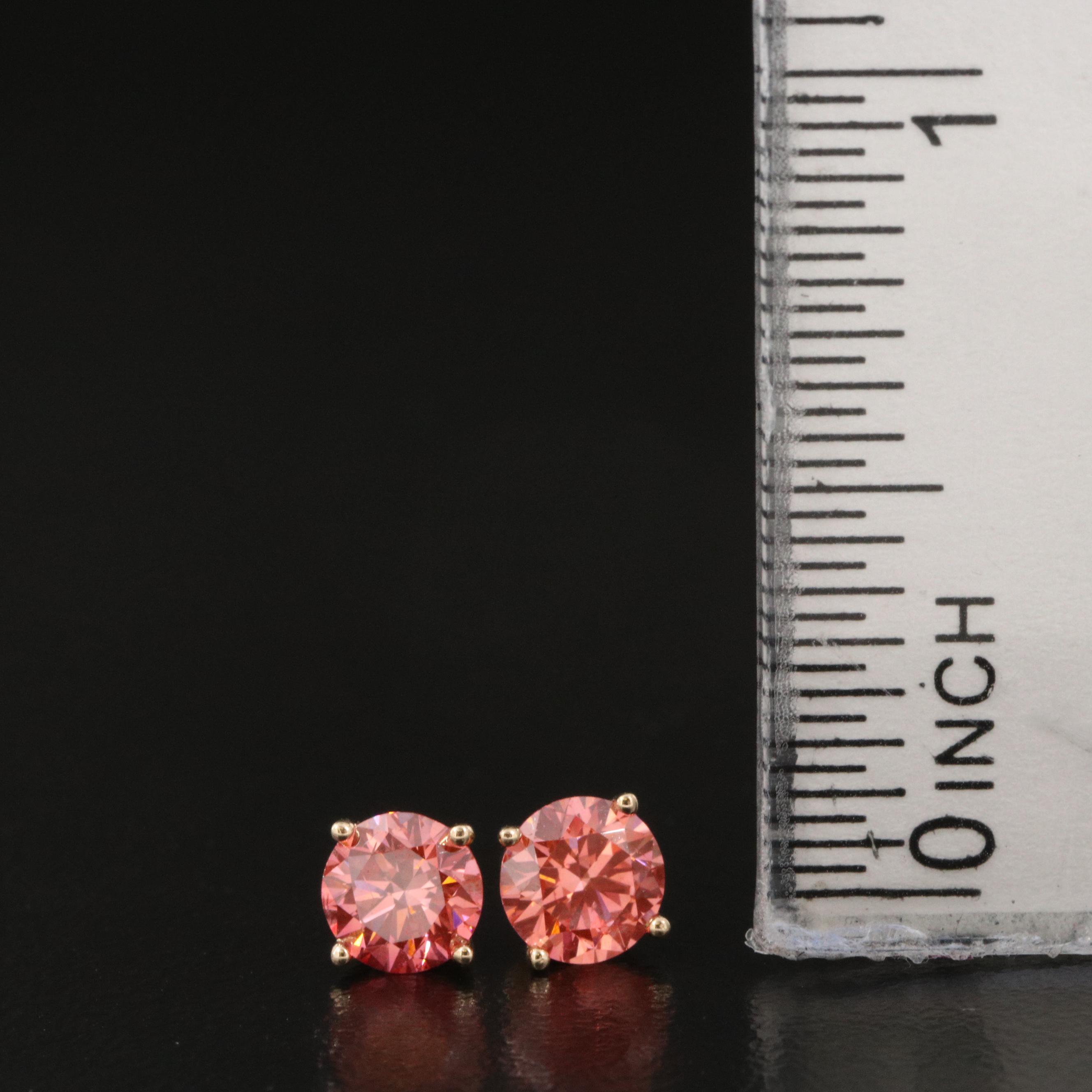 14K 1.00 CTW Diamond Stud Earrings