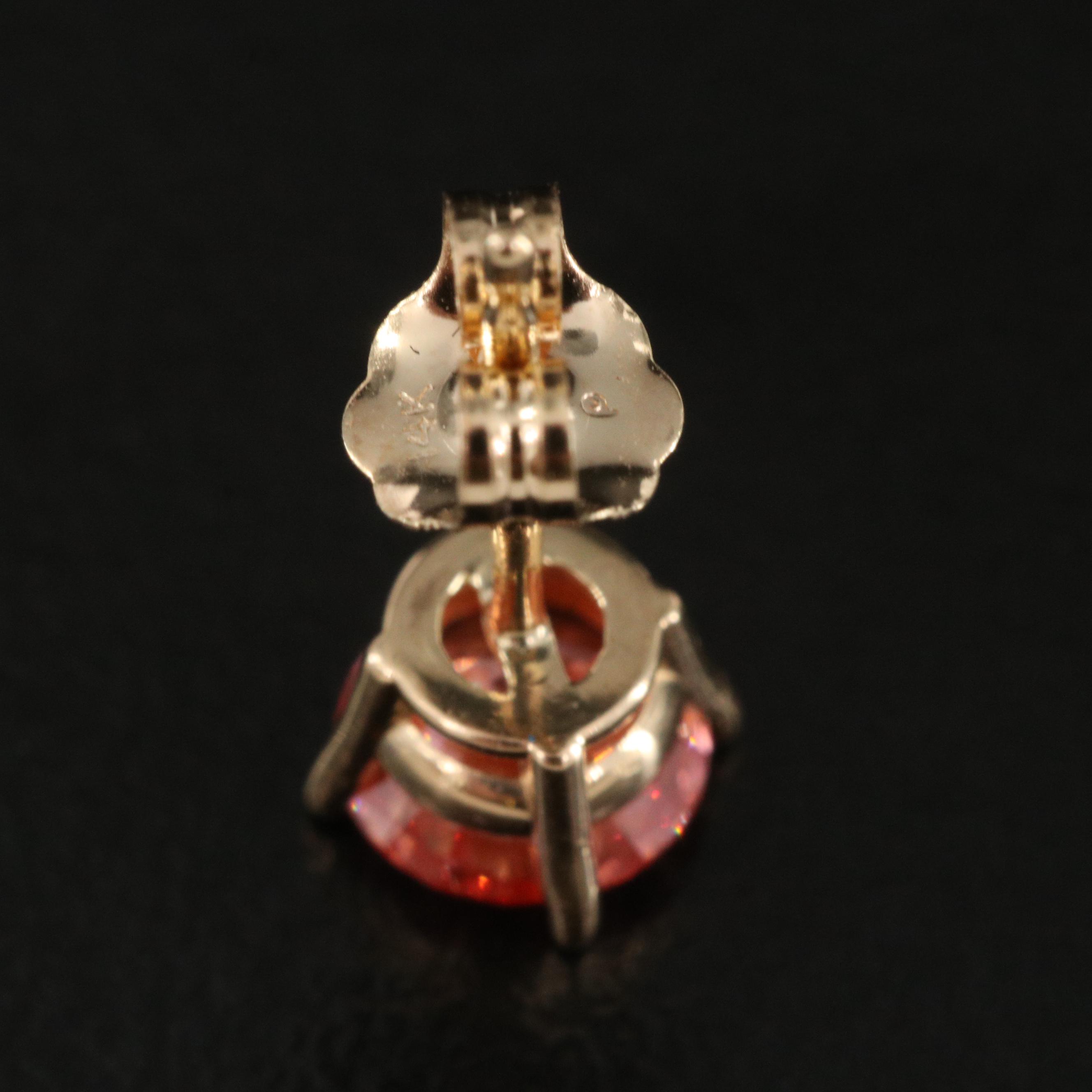 14K 1.00 CTW Diamond Stud Earrings