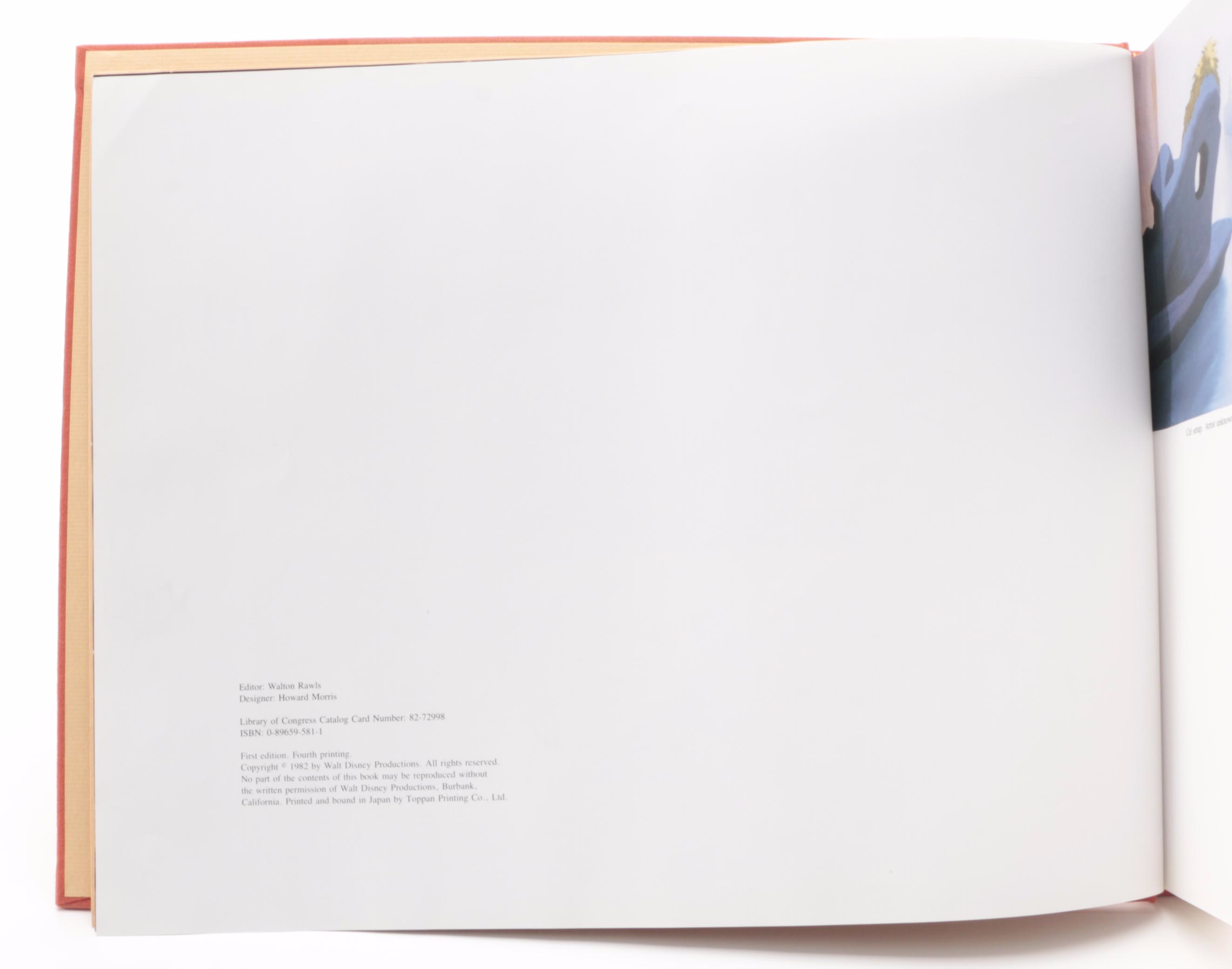 "Treasures of Disney Animation Art," 1982