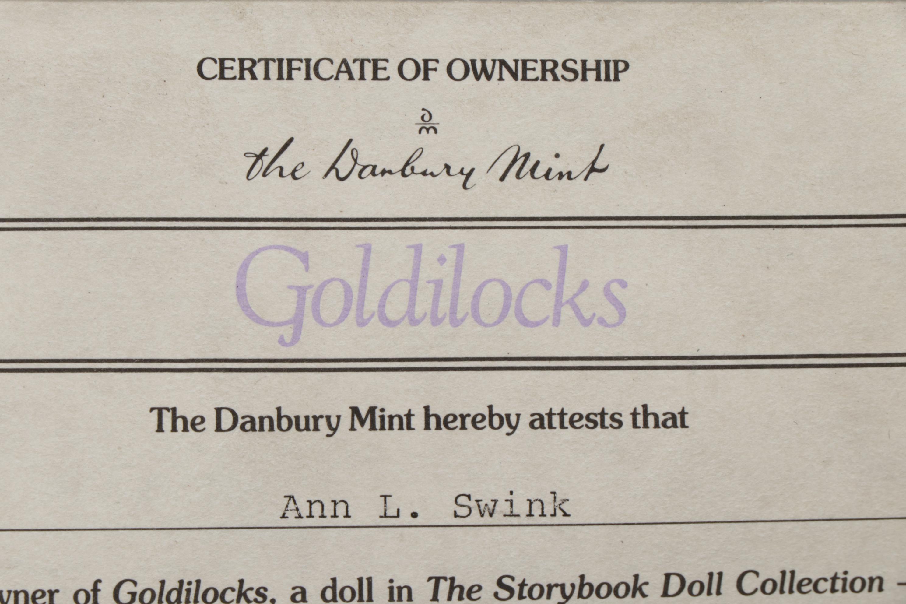 Danbury Mint Dolls Feat. "Cinderella", "The Princess Diana Bride Doll" and More