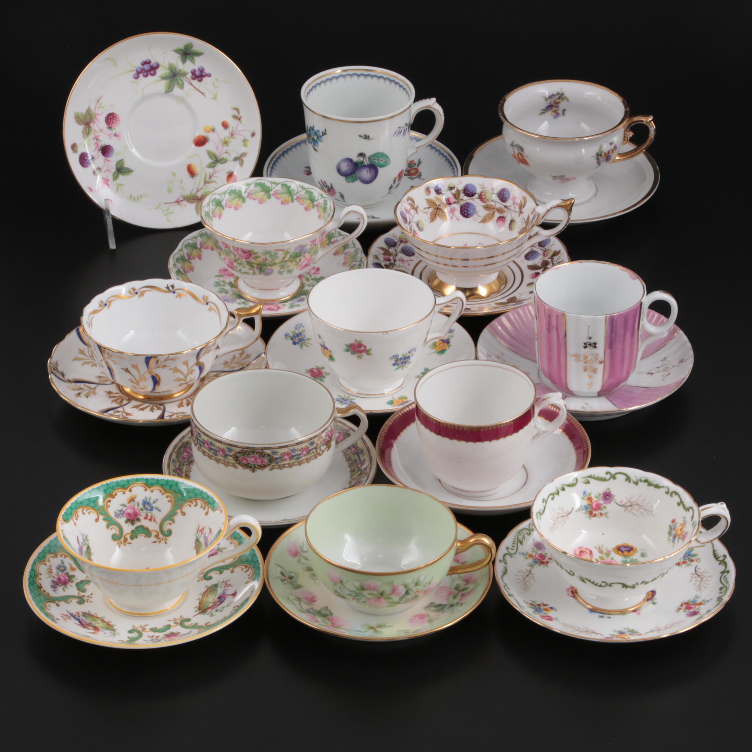 English, Italian and Other Porcelain and Bone China Tea Service