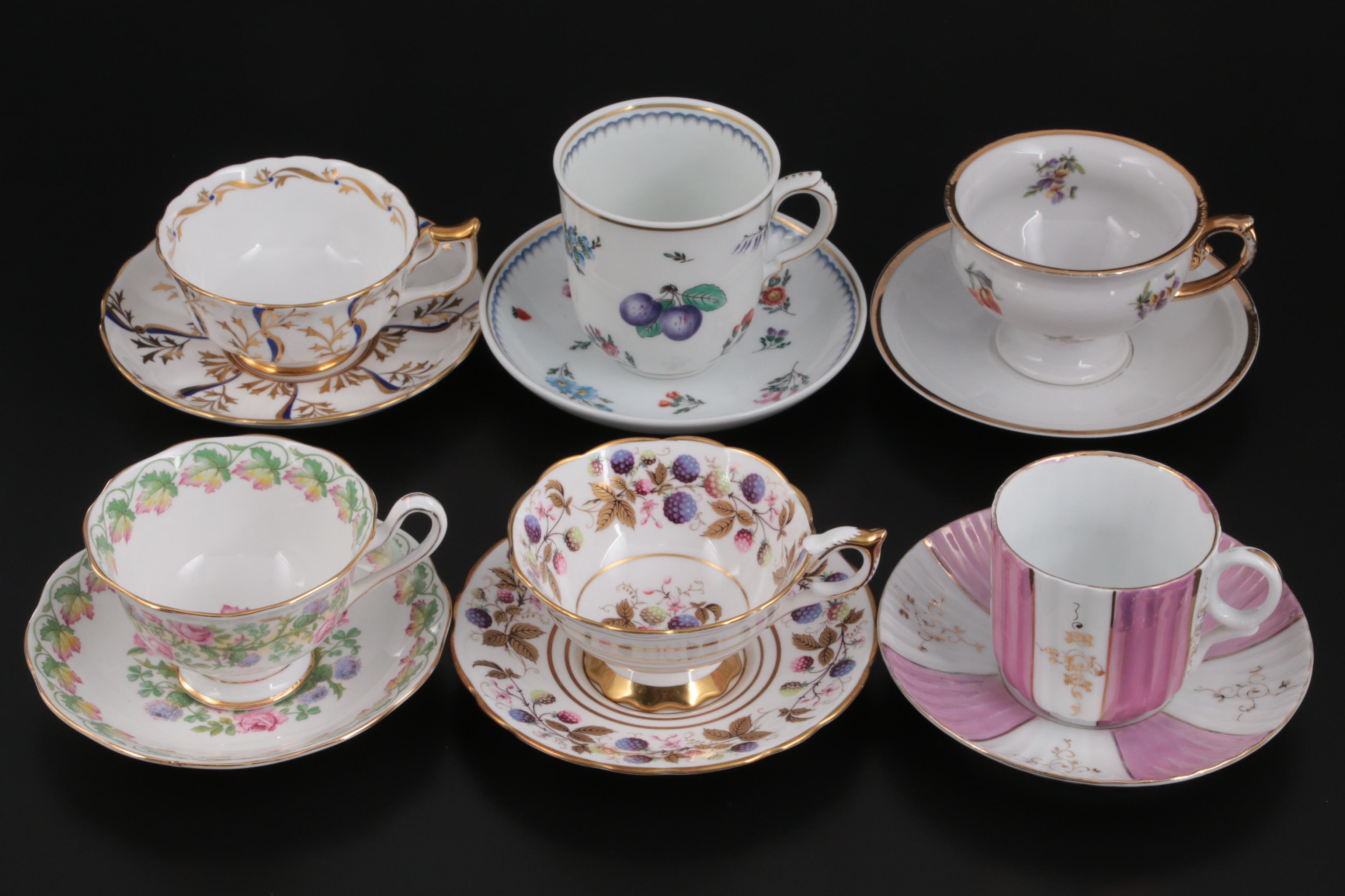 English, Italian and Other Porcelain and Bone China Tea Service