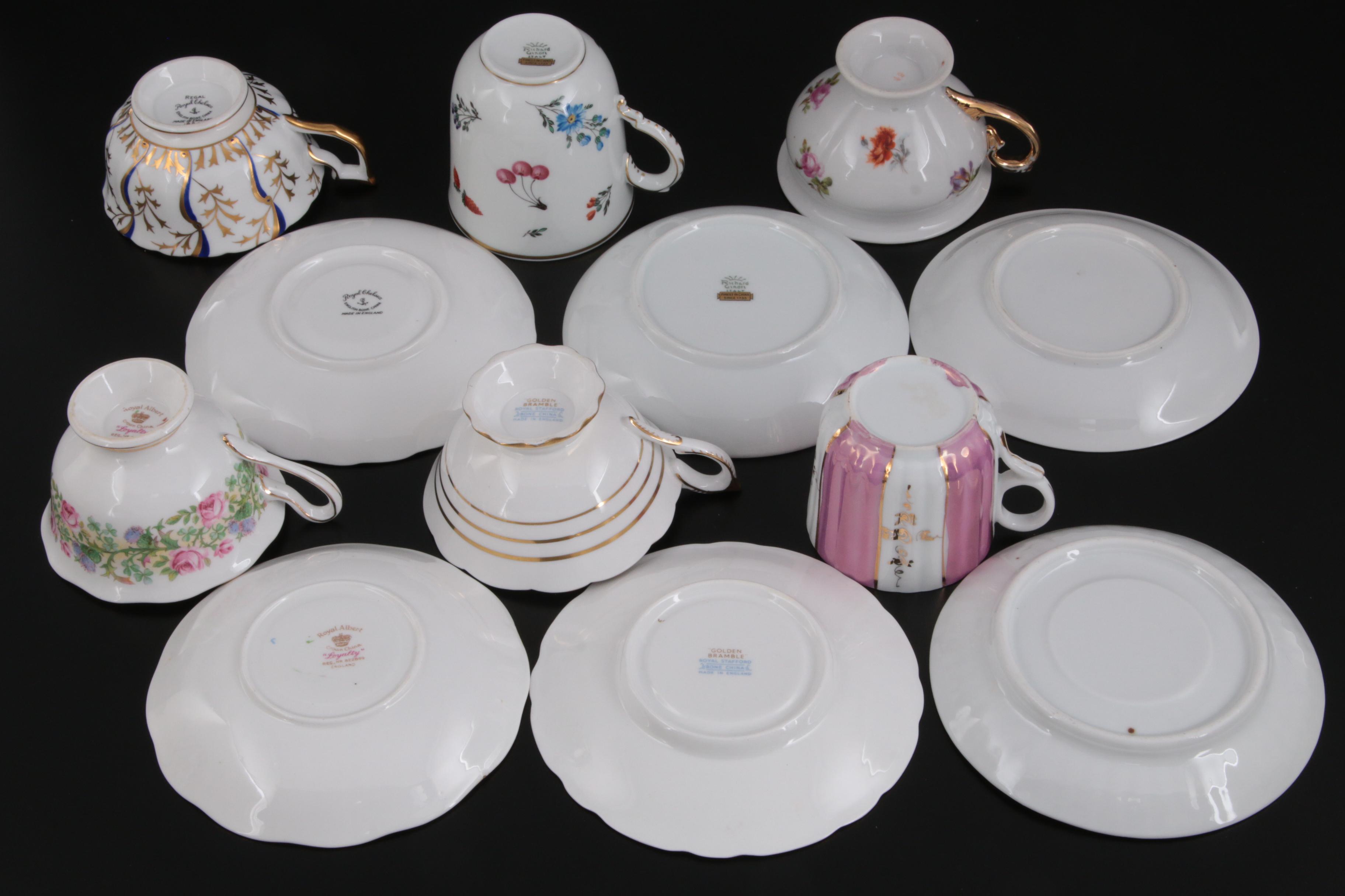 English, Italian and Other Porcelain and Bone China Tea Service
