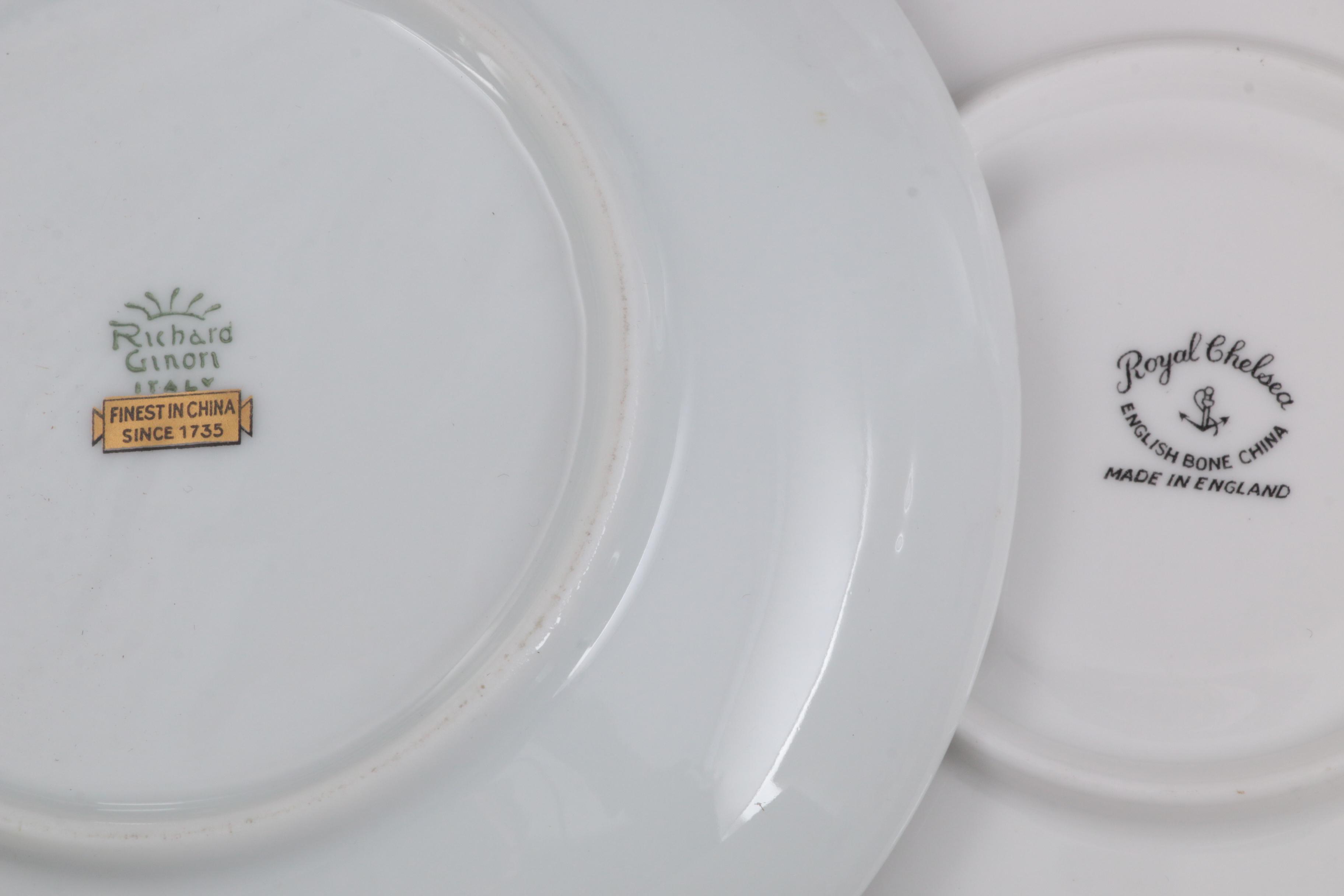 English, Italian and Other Porcelain and Bone China Tea Service