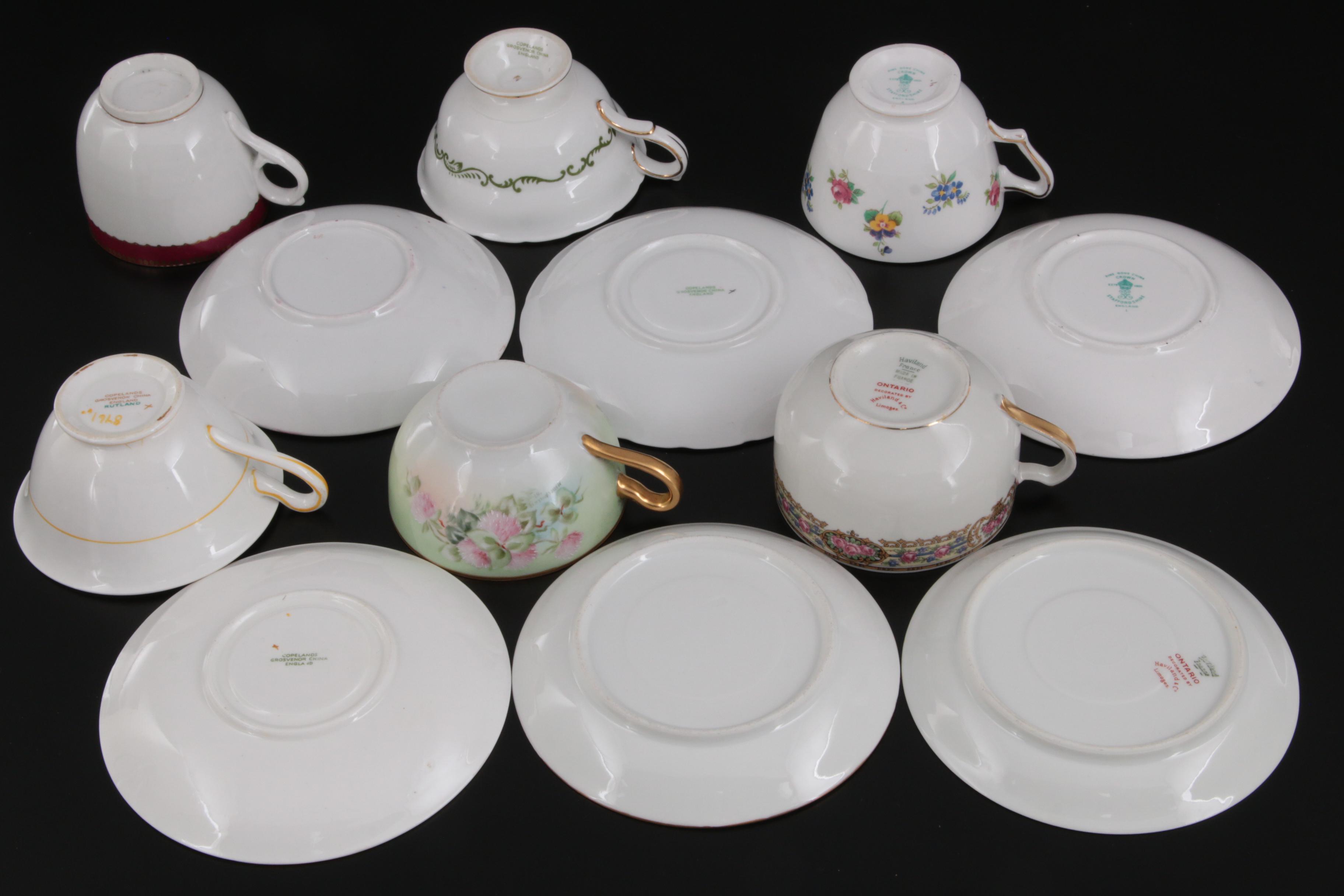 English, Italian and Other Porcelain and Bone China Tea Service