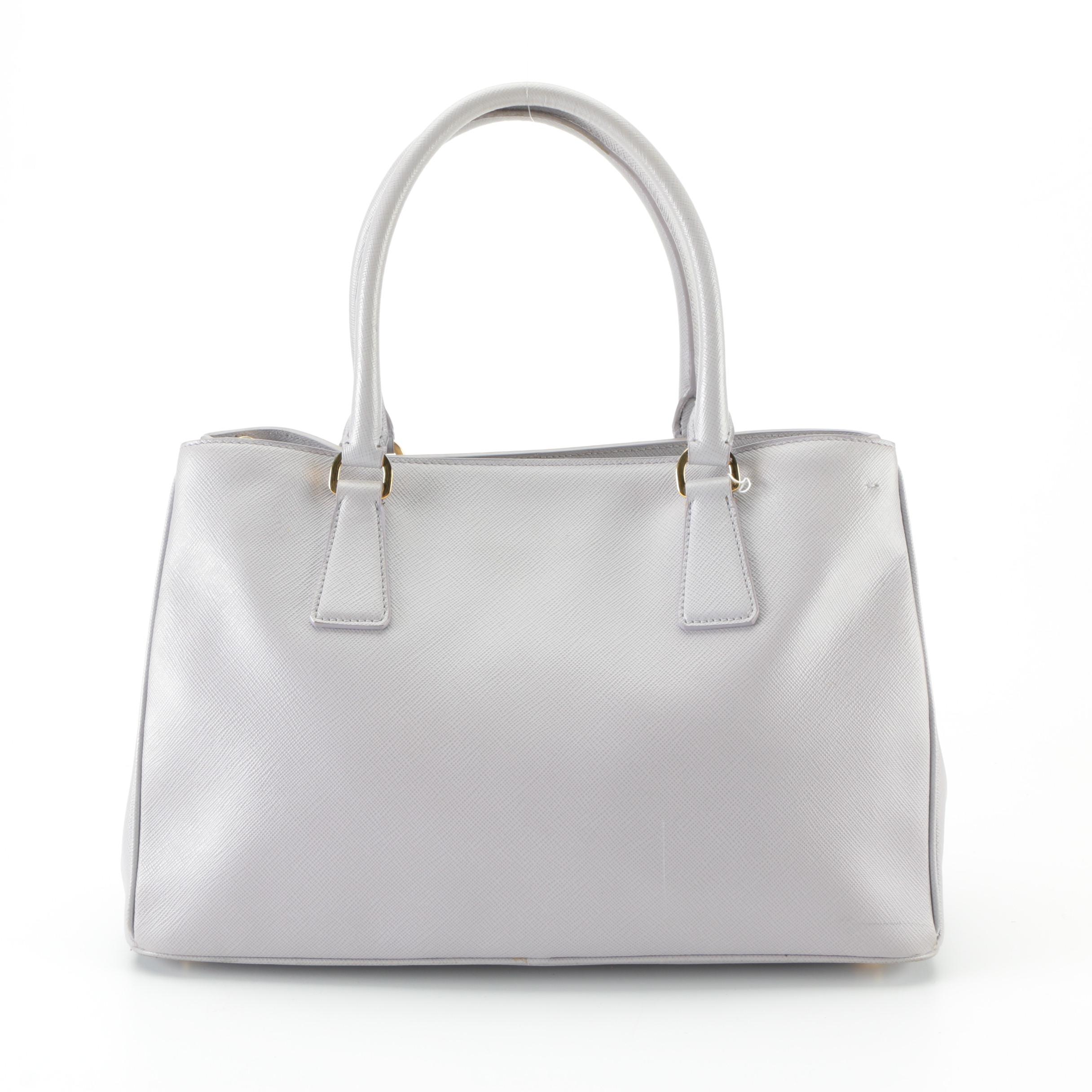 Prada Large Galleria Bag in Glicine Saffiano Leather