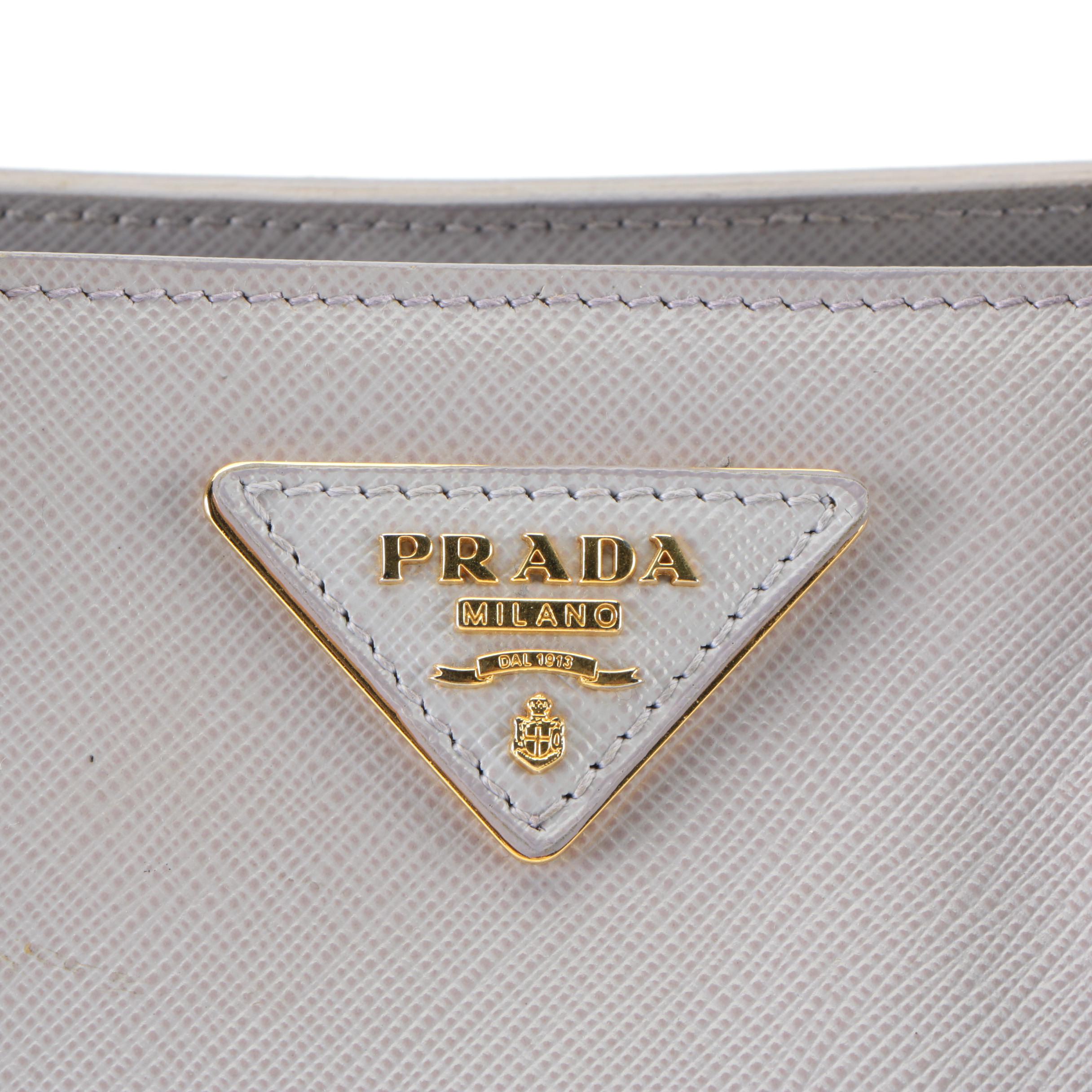 Prada Large Galleria Bag in Glicine Saffiano Leather