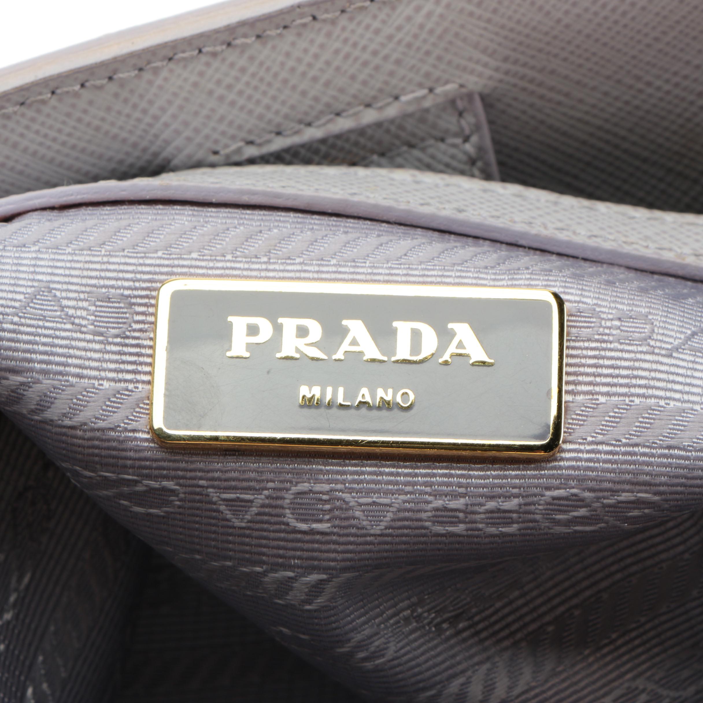 Prada Large Galleria Bag in Glicine Saffiano Leather
