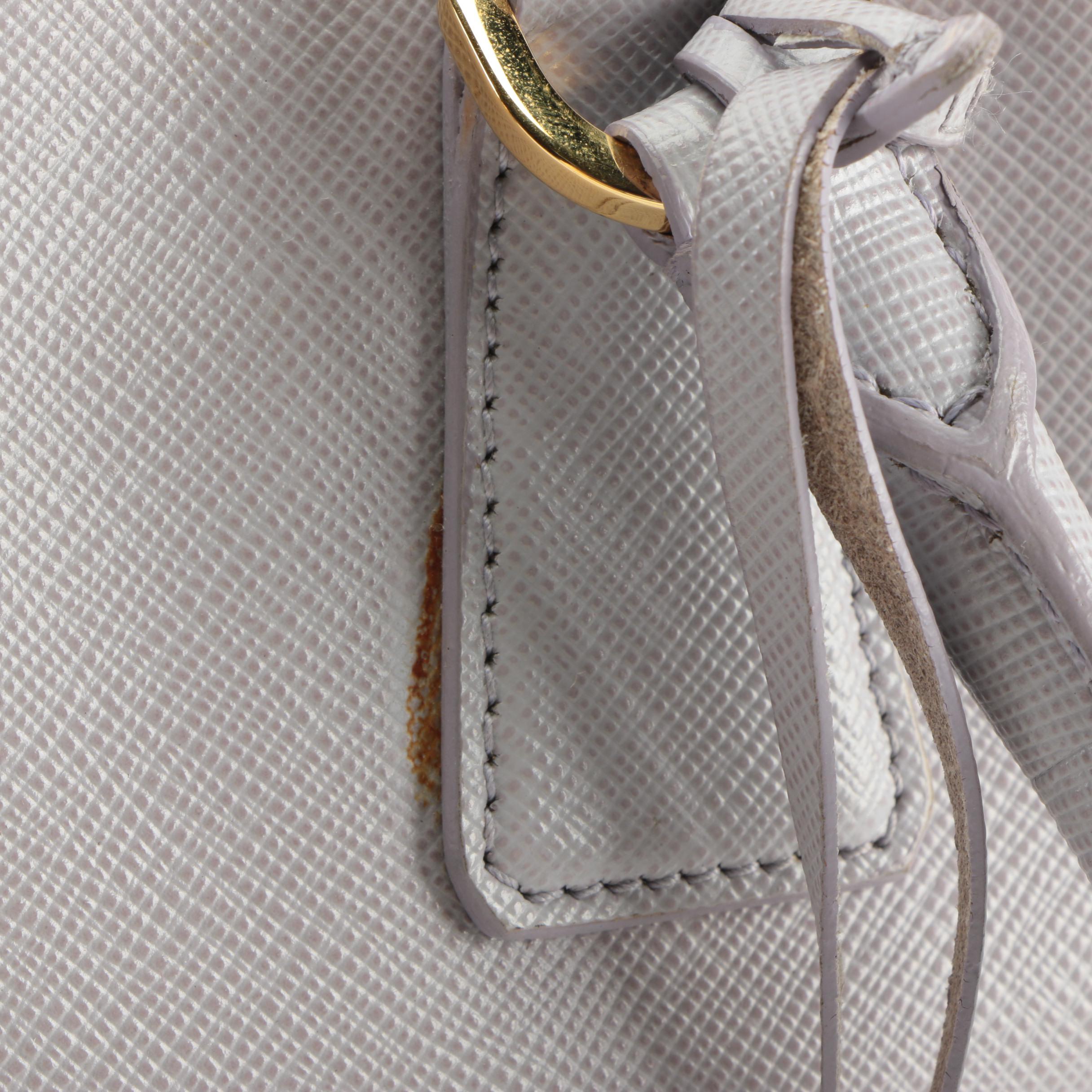 Prada Large Galleria Bag in Glicine Saffiano Leather