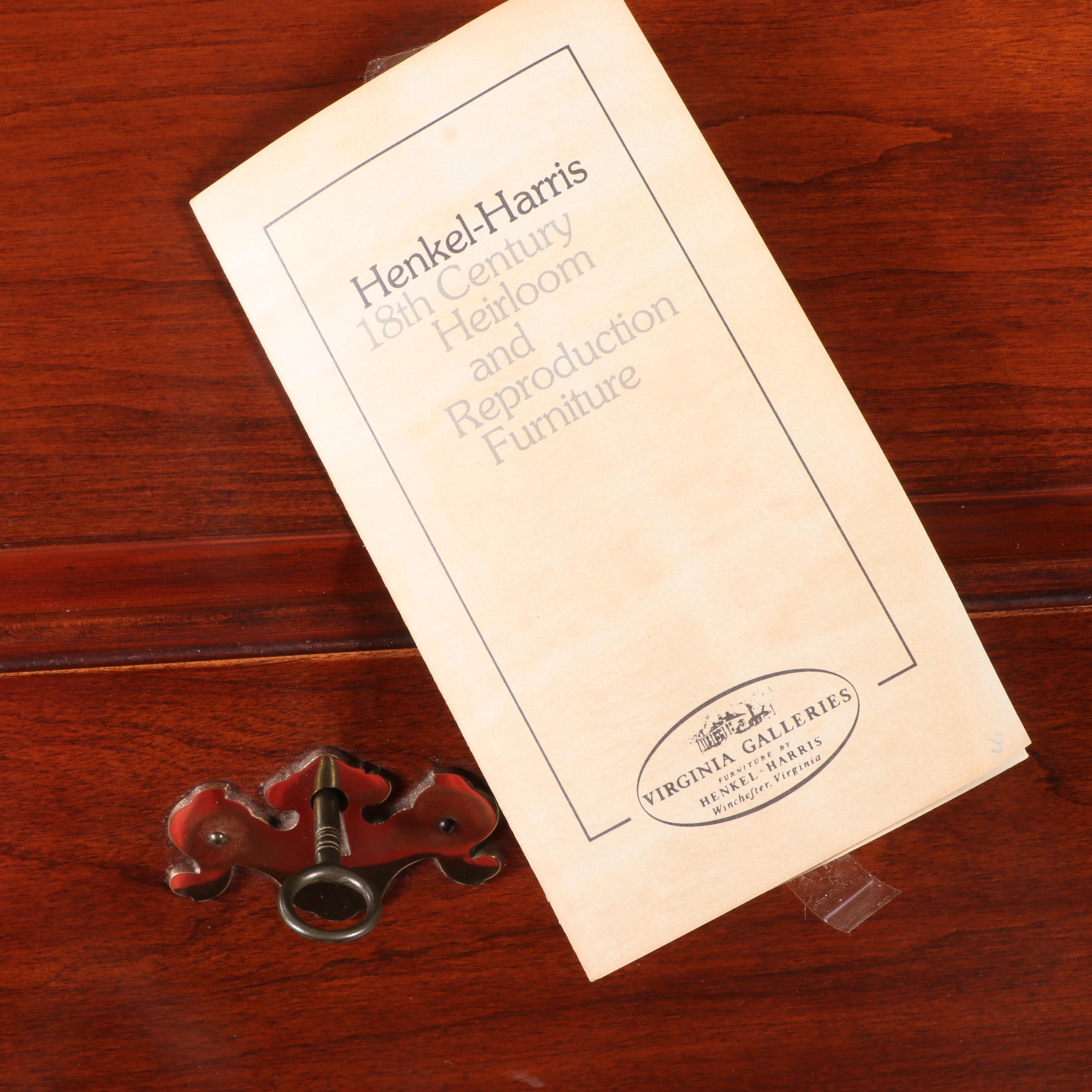 Henkel-Harris "Lady Astor" Queen Anne Style Cherrywood Slant-Front Desk