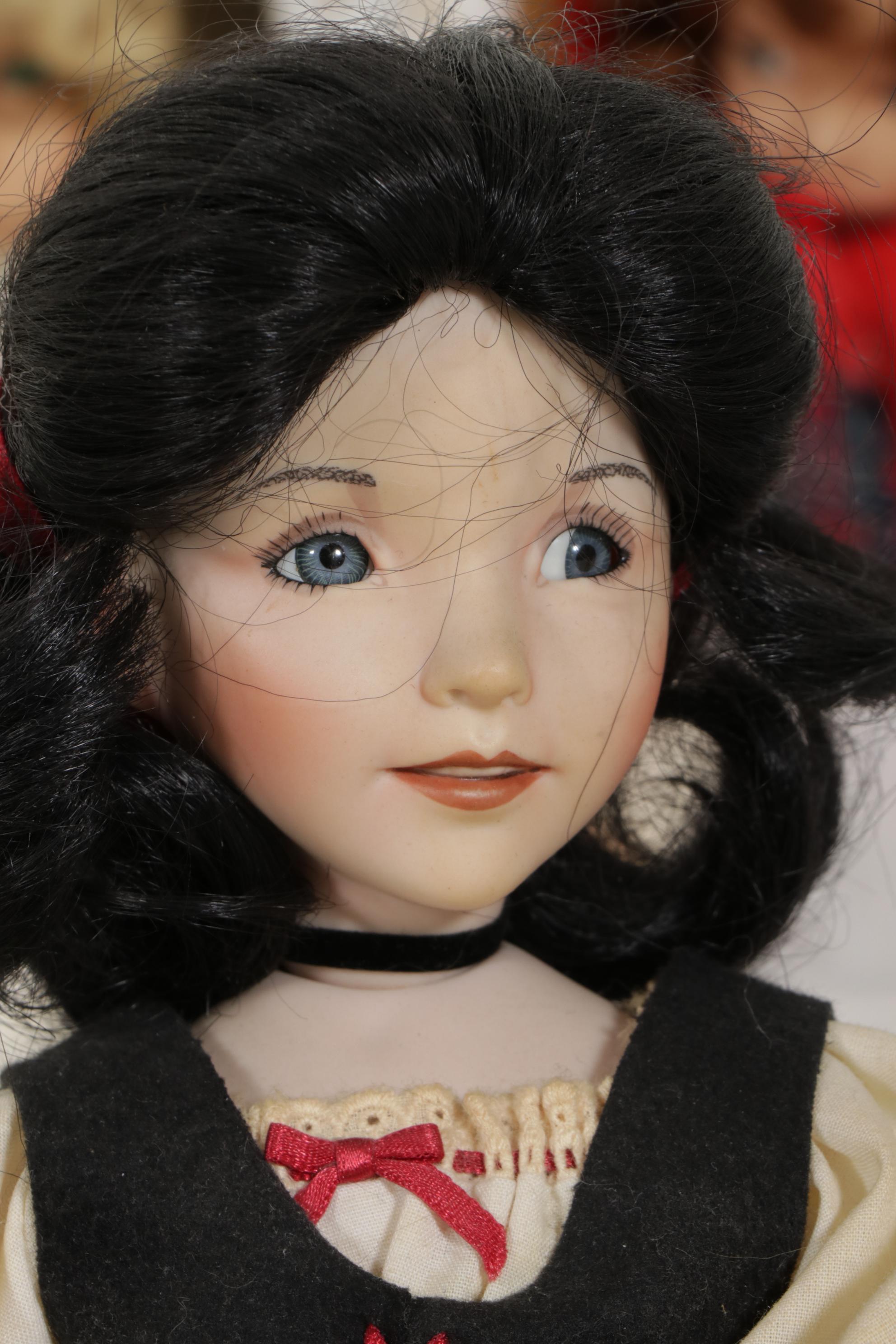 Dianna Effner Dolls Featuring "The Little Girl with a Curl" and Other Dolls