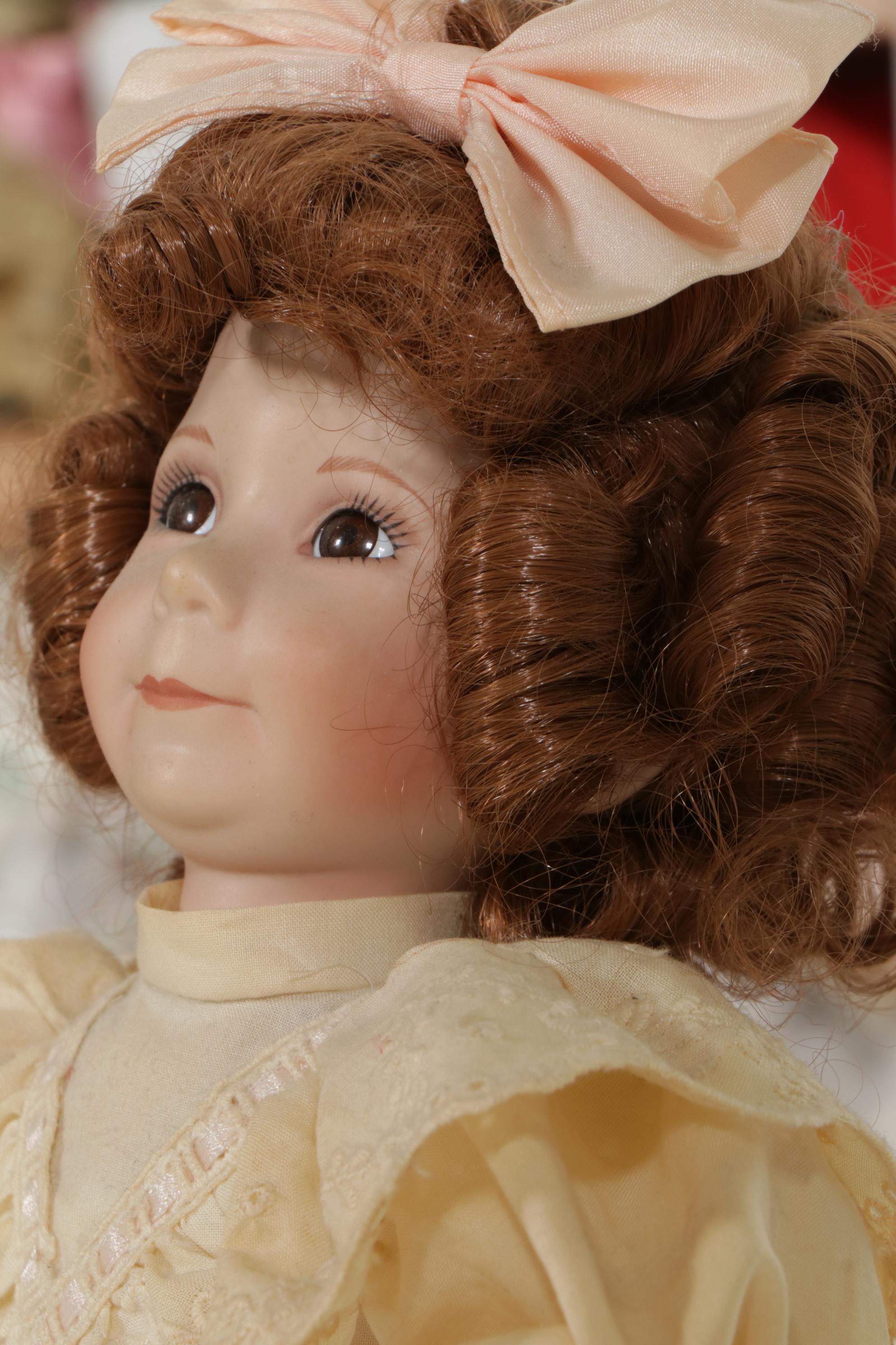 Dianna Effner Dolls Featuring "The Little Girl with a Curl" and Other Dolls
