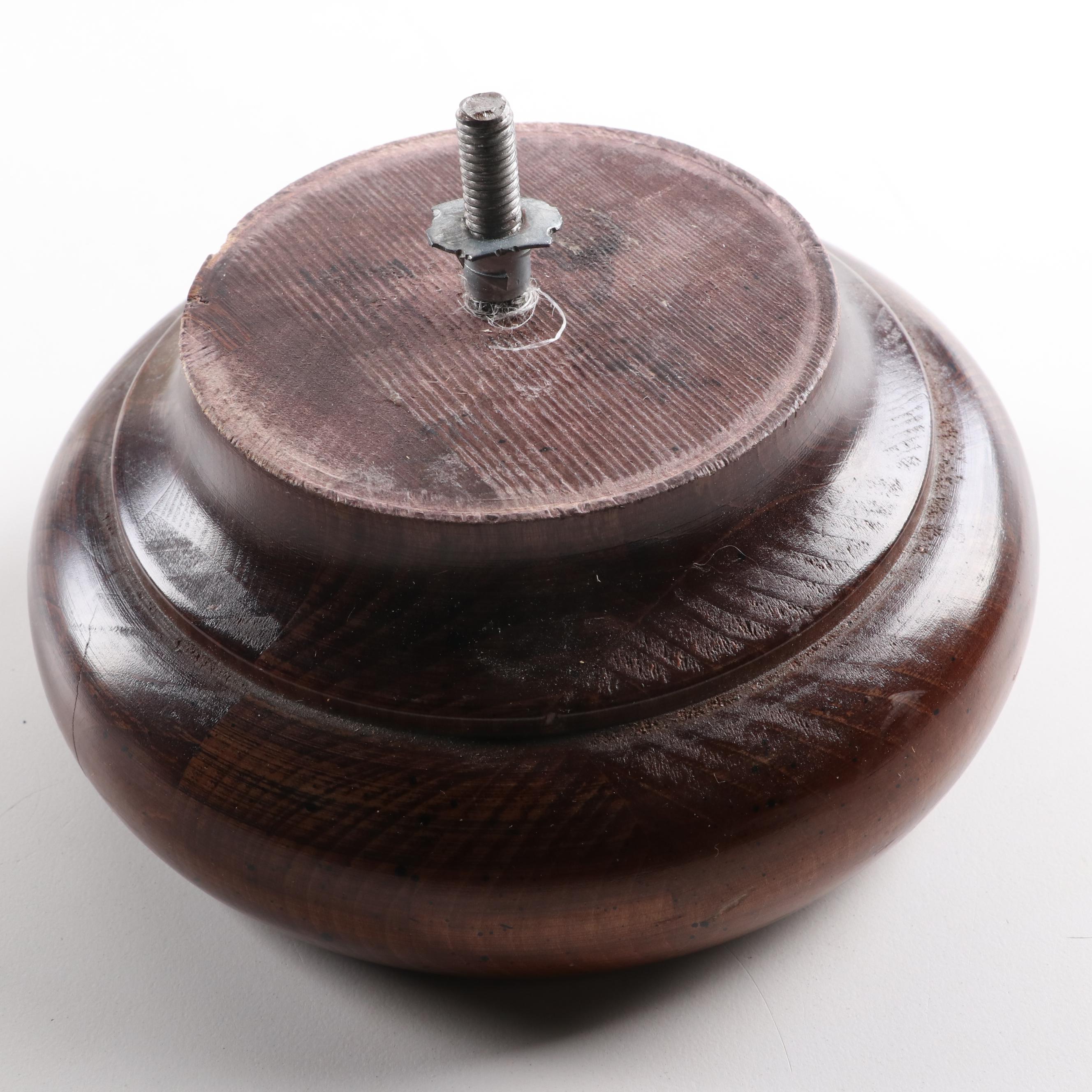 Whittemore-Sherrill Tufted Back Leather Poet's Chair and Ottoman