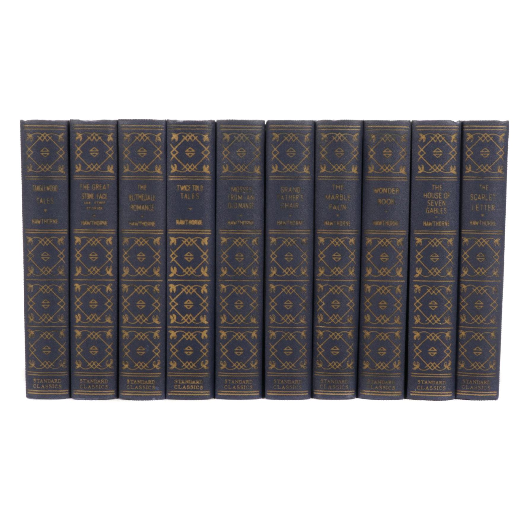 1931 Nathaniel Hawthorne Standard Classics New Wayside Edition Ten-Volume Set