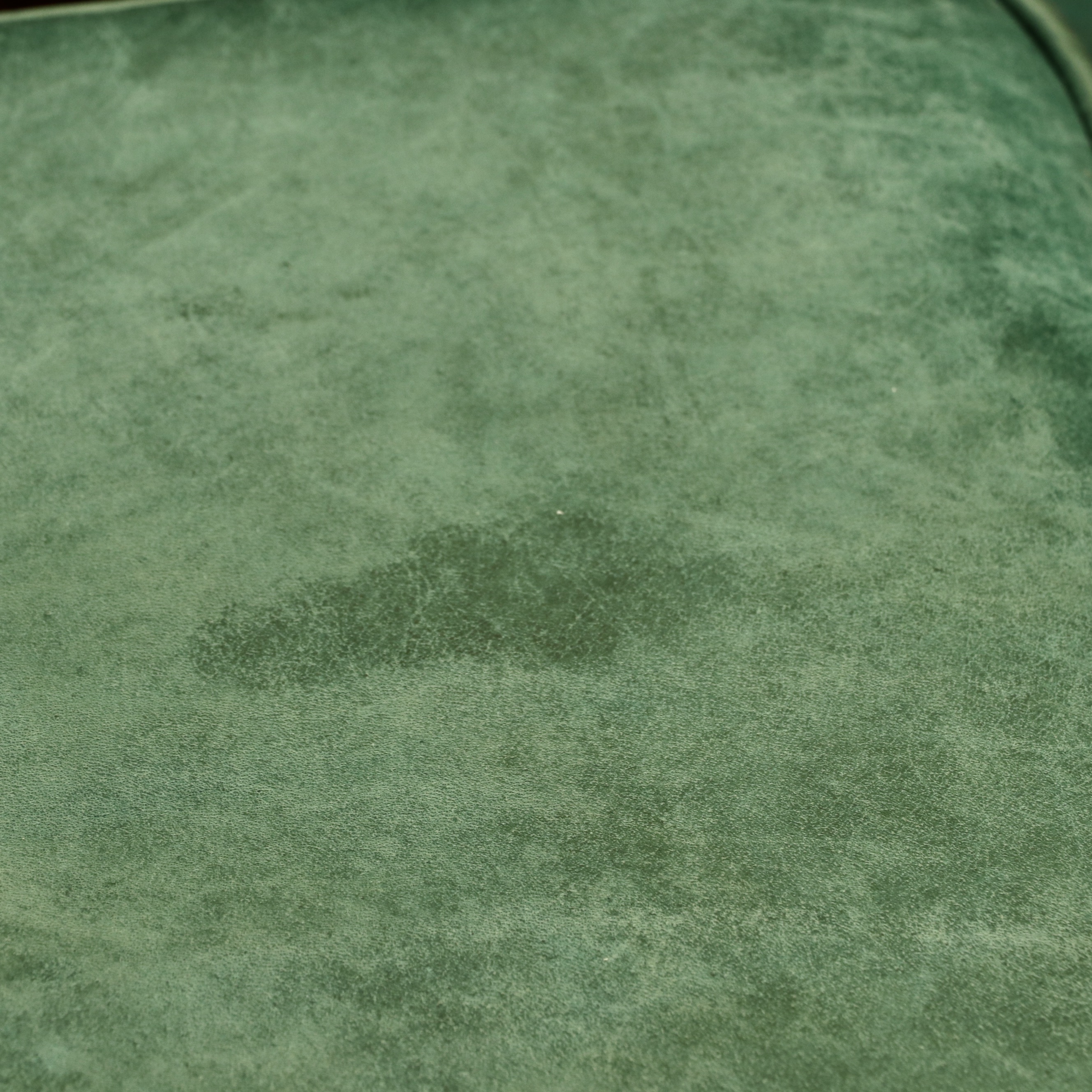 Whittemore-Sherrill Tufted Back Leather Poet's Chair and Ottoman