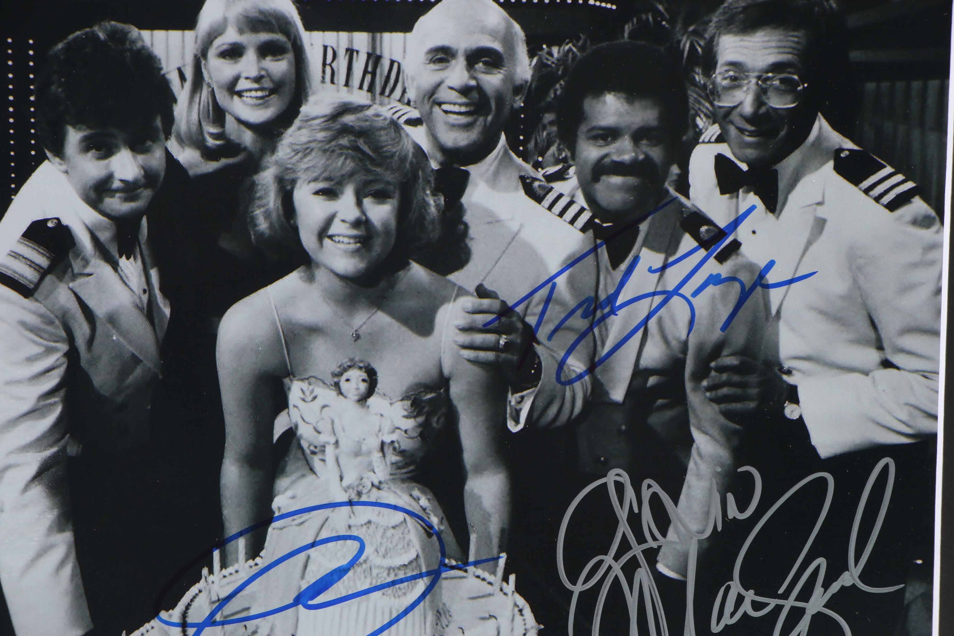 MacLeod, Whelan, & Lange Signed "Love Boat" Television Sitcom Photo Print, COA