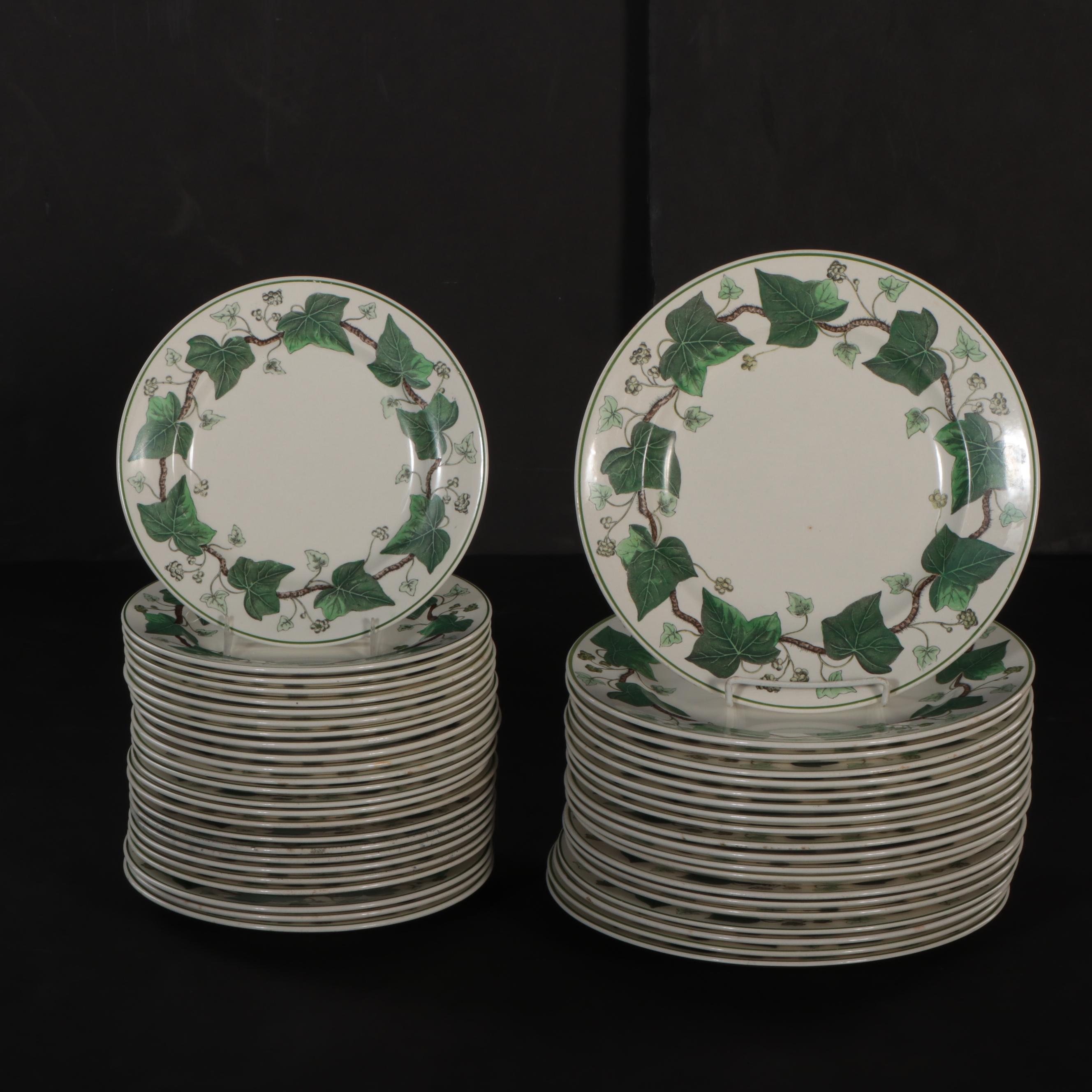 Wedgwood Barlaston "Napoleon Ivy" Dinnerware and Serveware