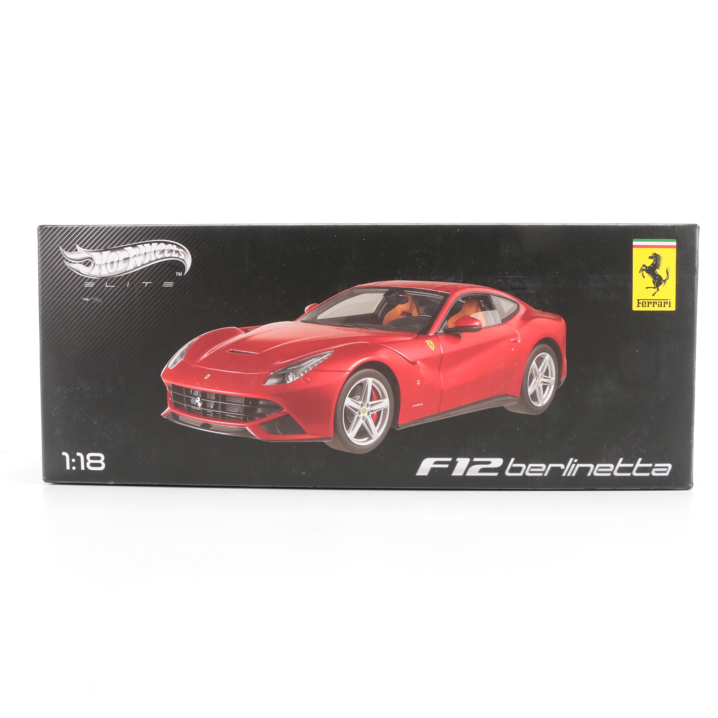 Mattel Hot Wheels Elite Ferrari F12 Berlinetta