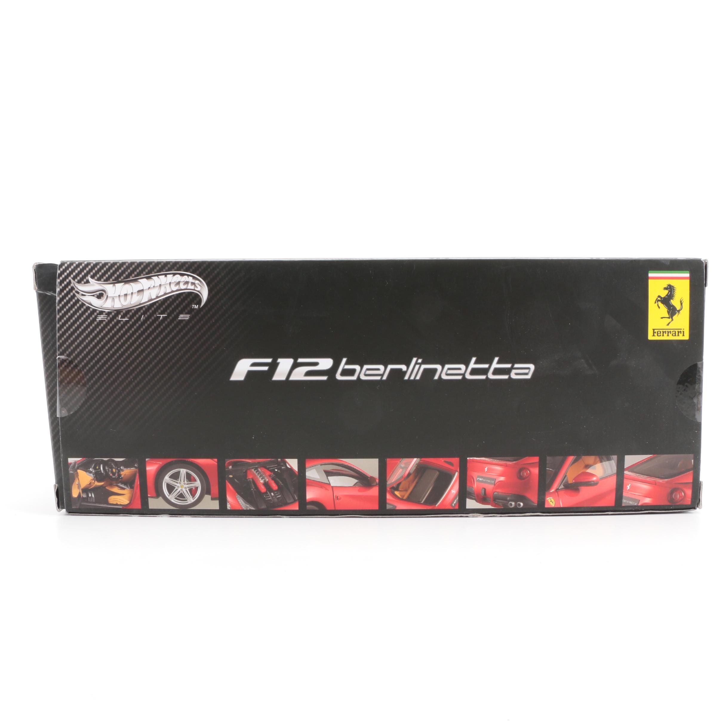 Mattel Hot Wheels Elite Ferrari F12 Berlinetta