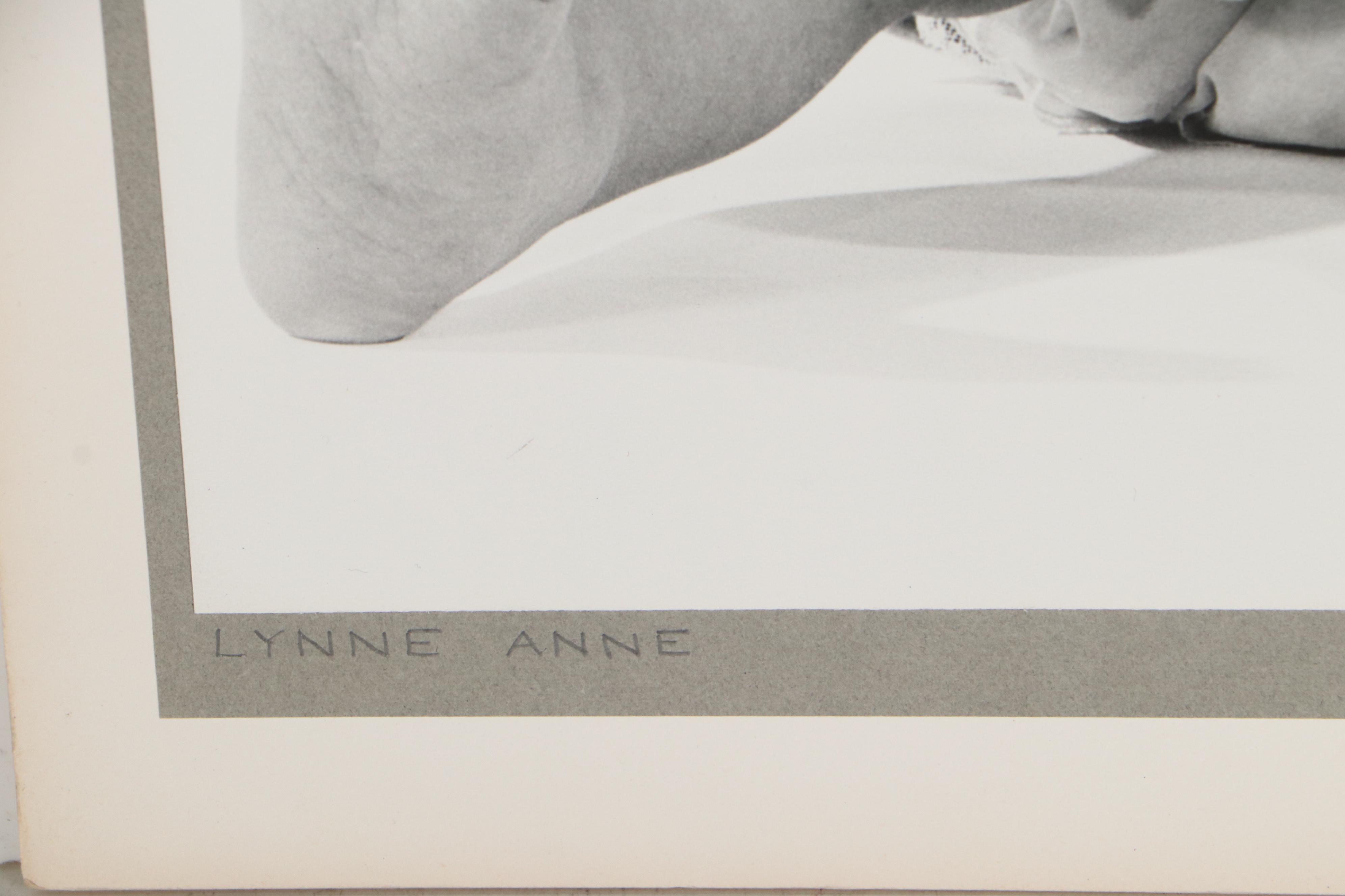 Grant Haist Silver Gelatin Photographs "Lynne Anne" and "Modest"
