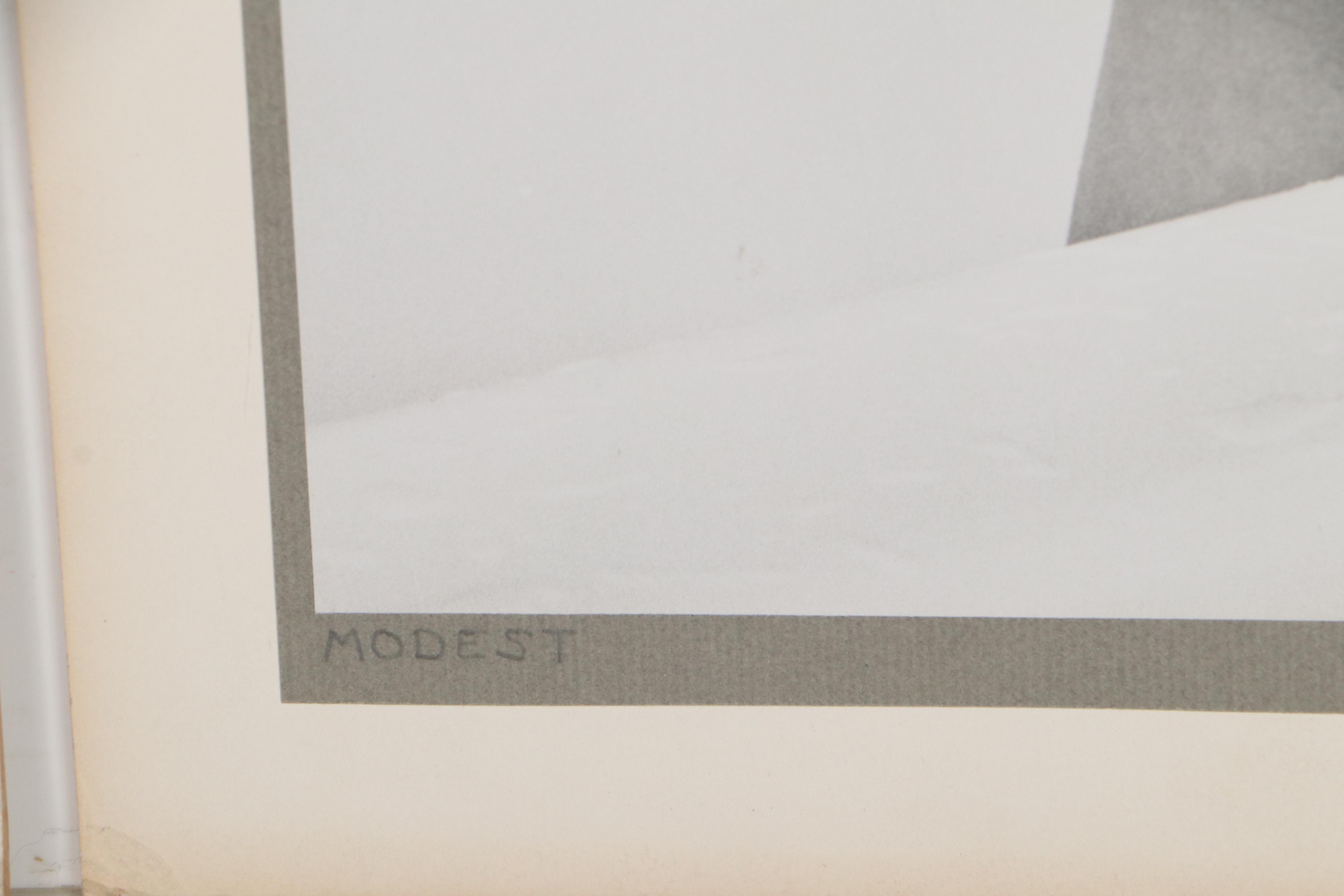 Grant Haist Silver Gelatin Photographs "Lynne Anne" and "Modest"