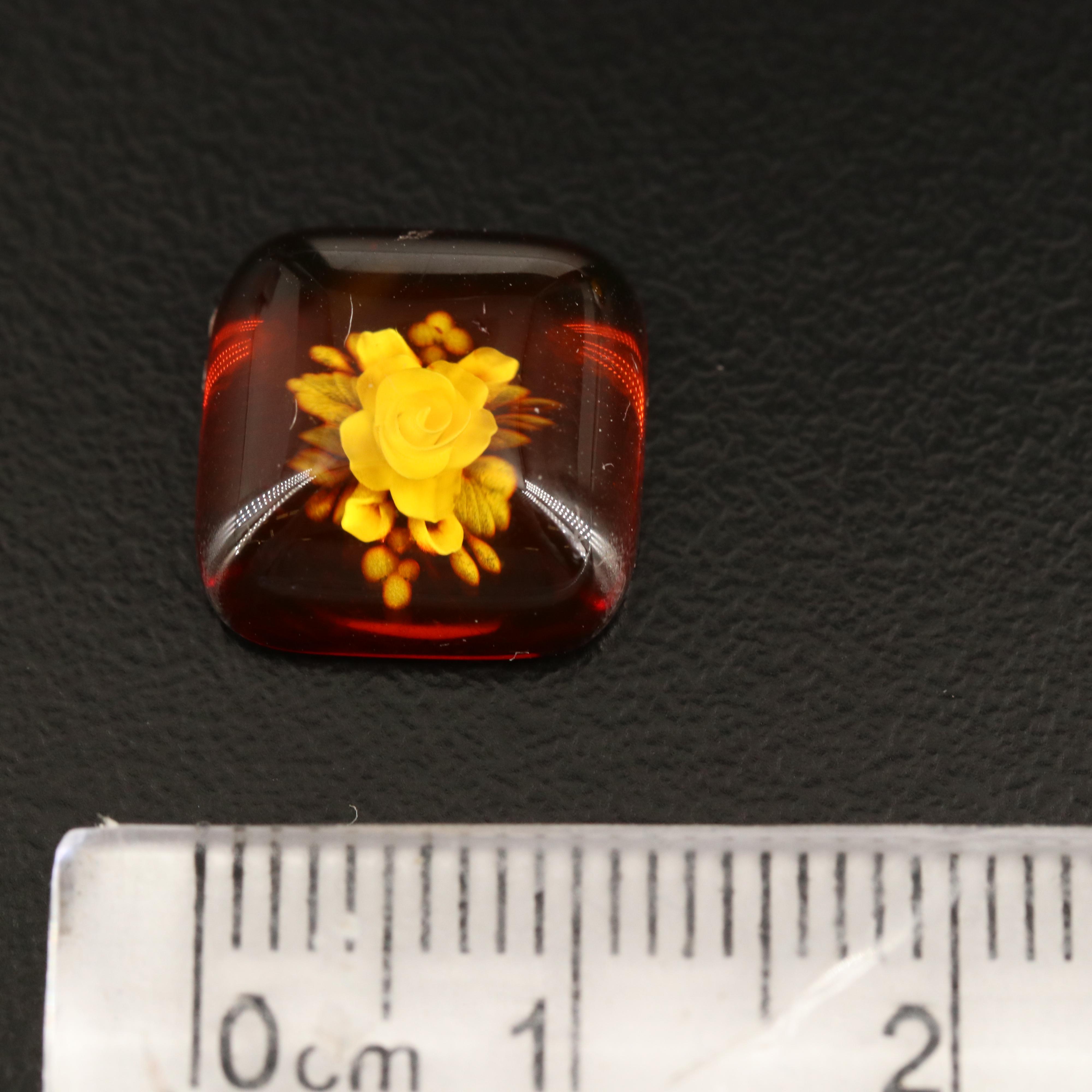 Loose 5.87 CTW Reverse Carved Ambers