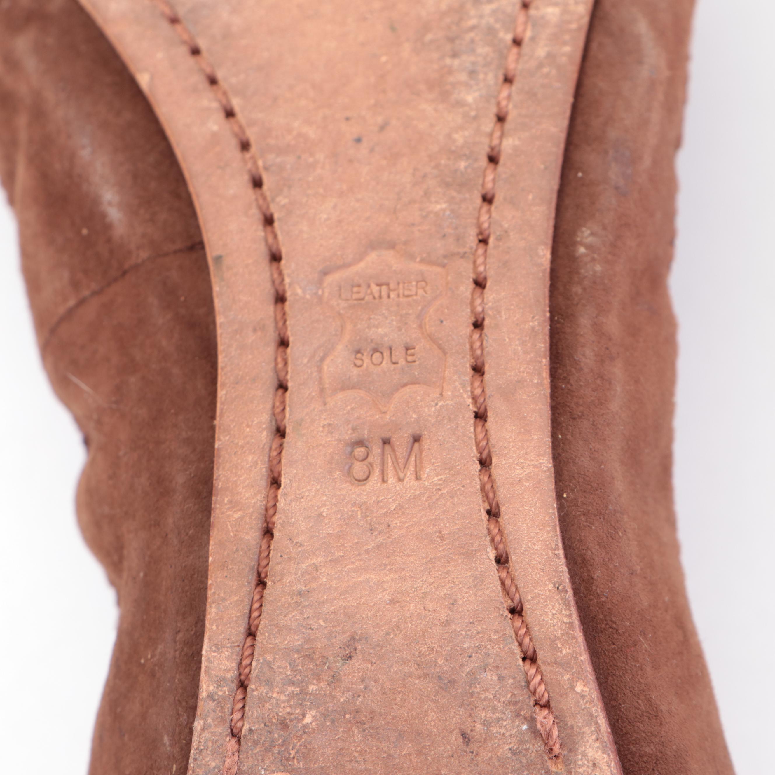 Tory Burch Caroline Flats in Patent Leather and Suede