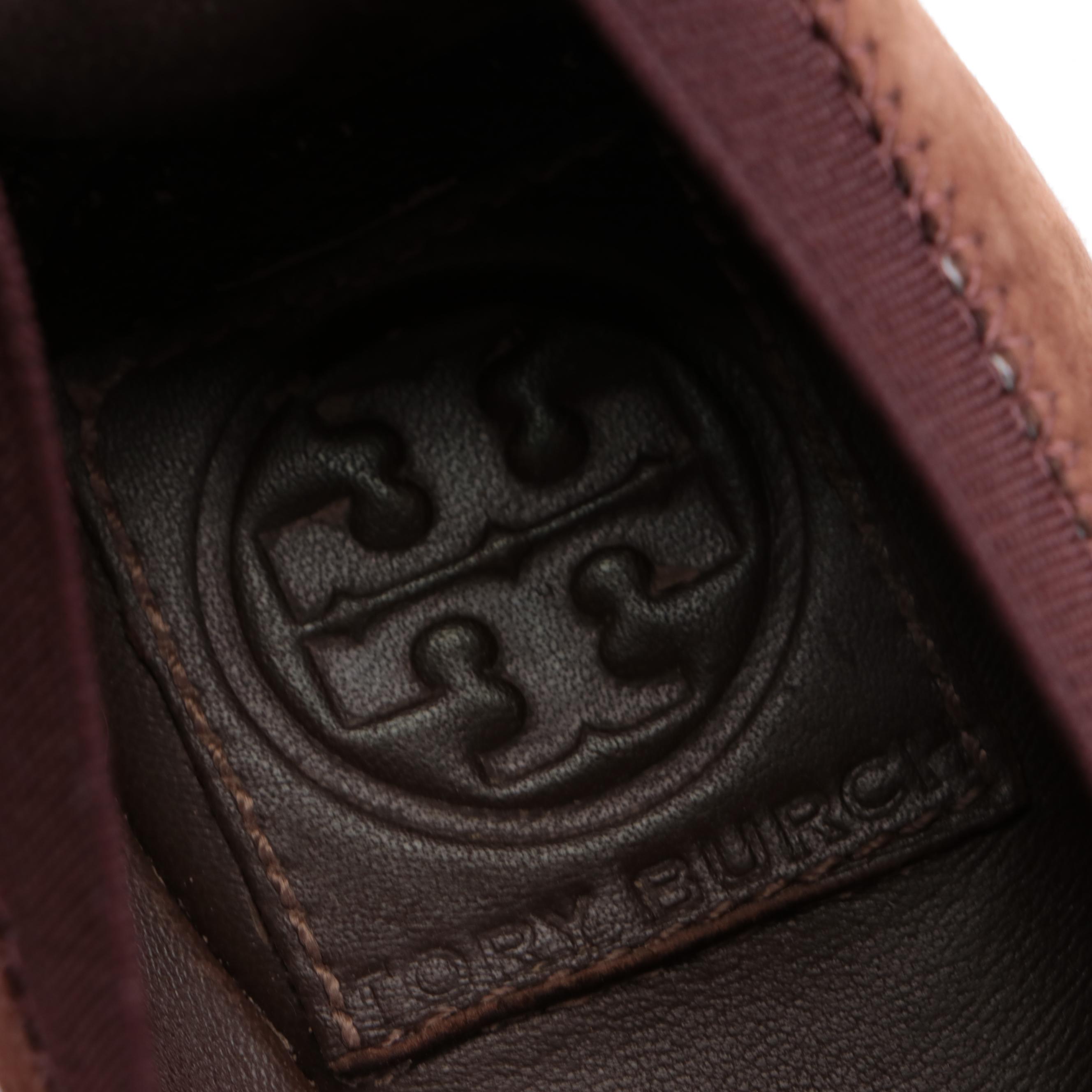 Tory Burch Caroline Flats in Patent Leather and Suede