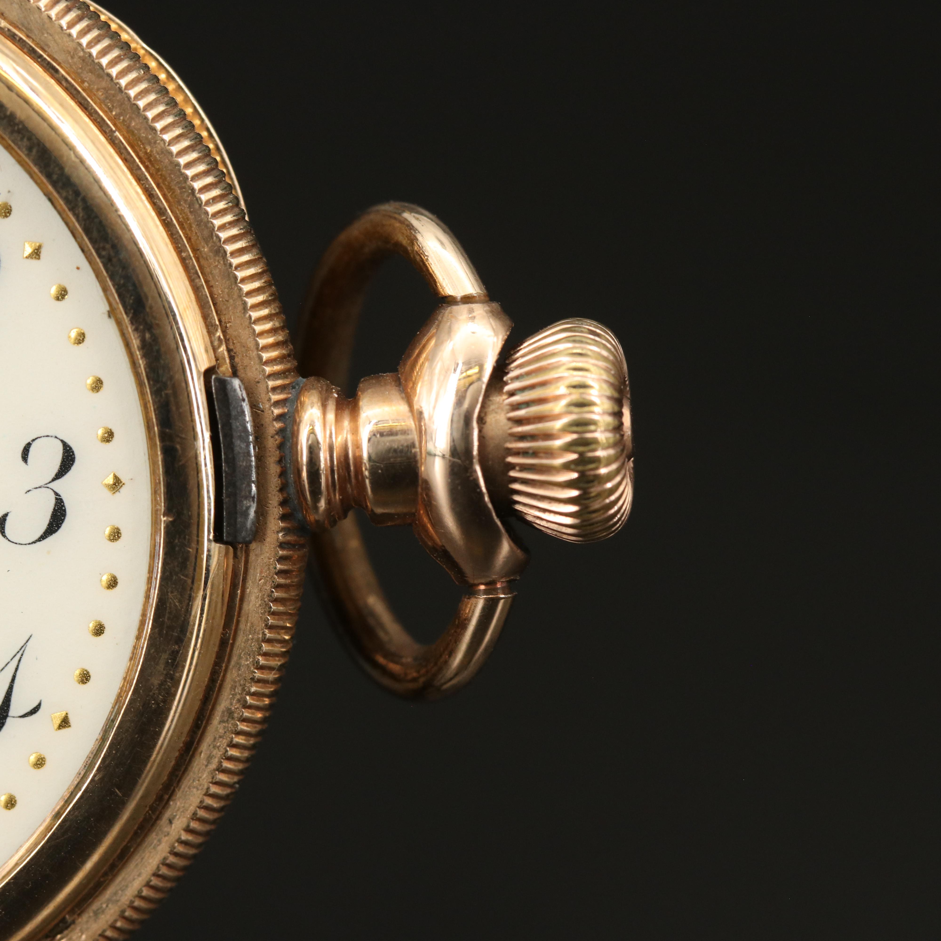 1898 Elgin Gold-Filled 19 Jewel Hunting Case Pocket Watch