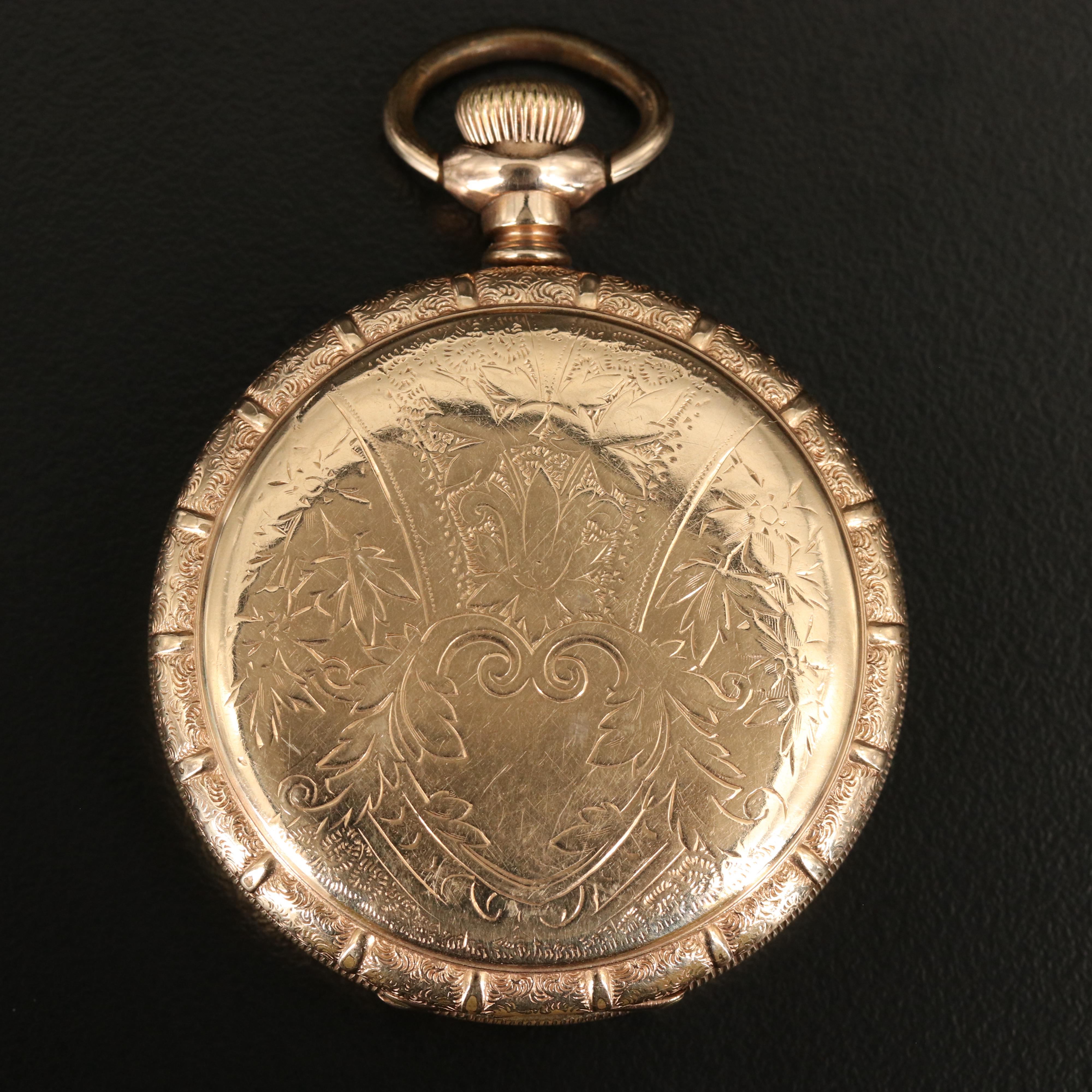 1898 Elgin Gold-Filled 19 Jewel Hunting Case Pocket Watch