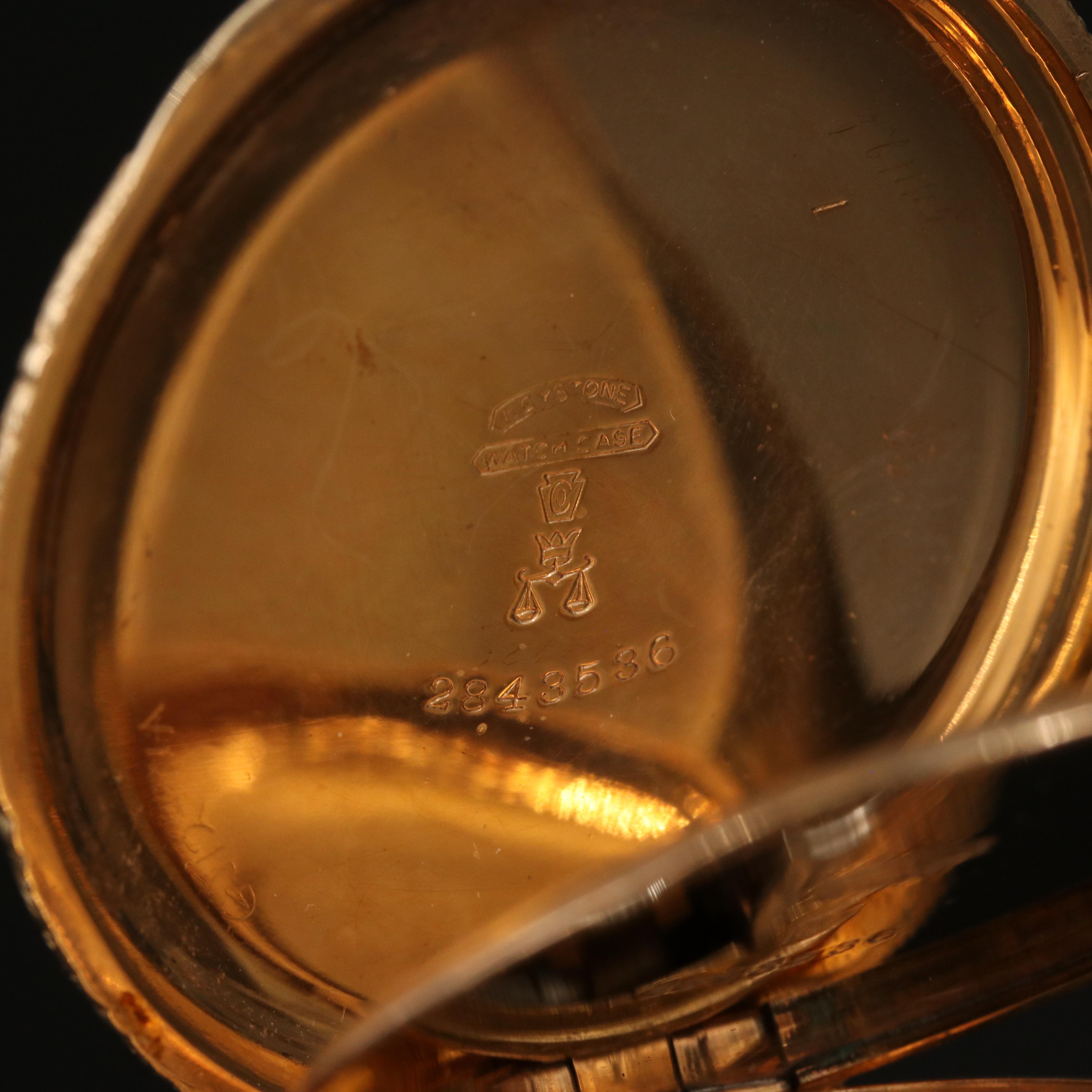 1898 Elgin Gold-Filled 19 Jewel Hunting Case Pocket Watch