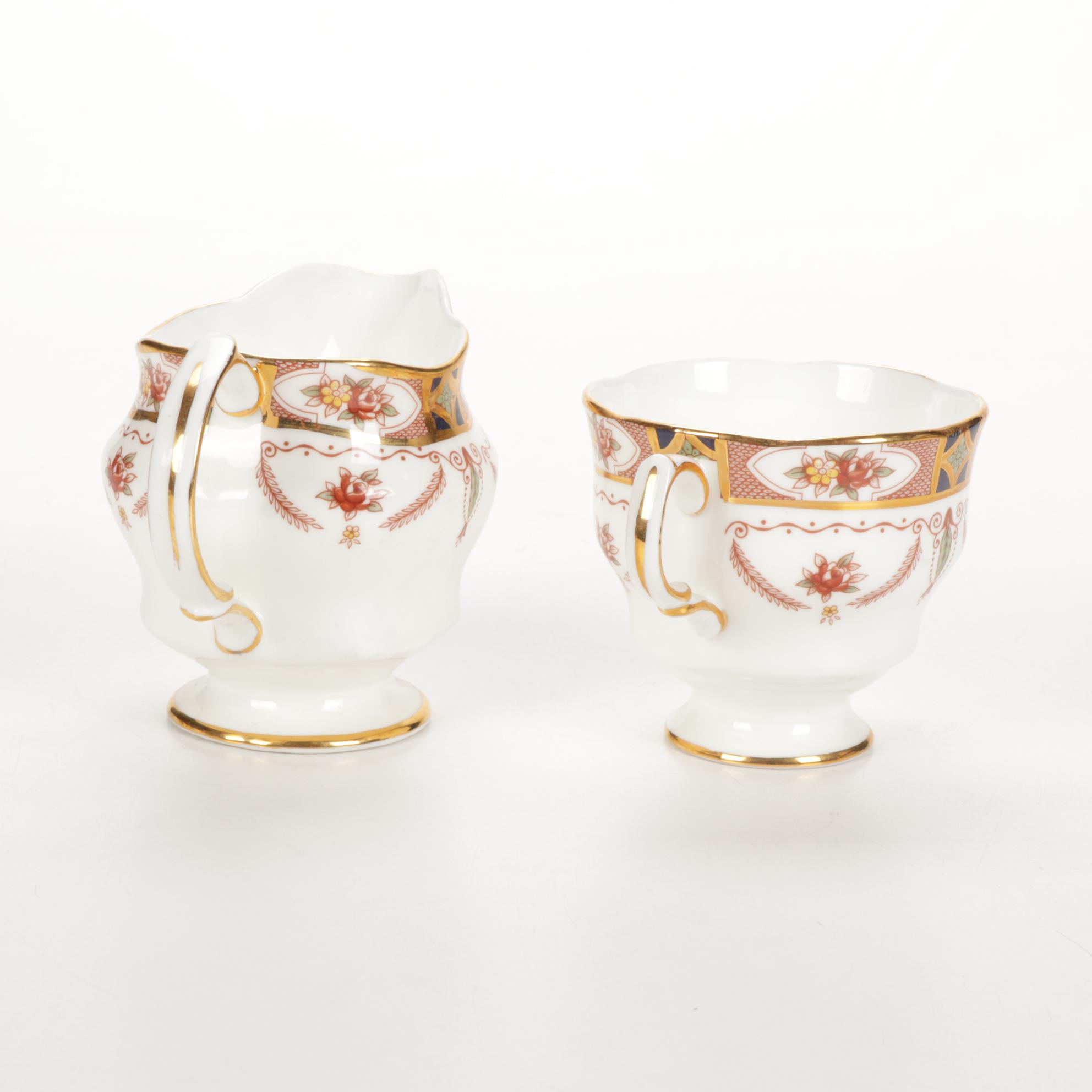 Arklow "Royal Linden" Bone China Tea Cups, Saucers and Other Tableware