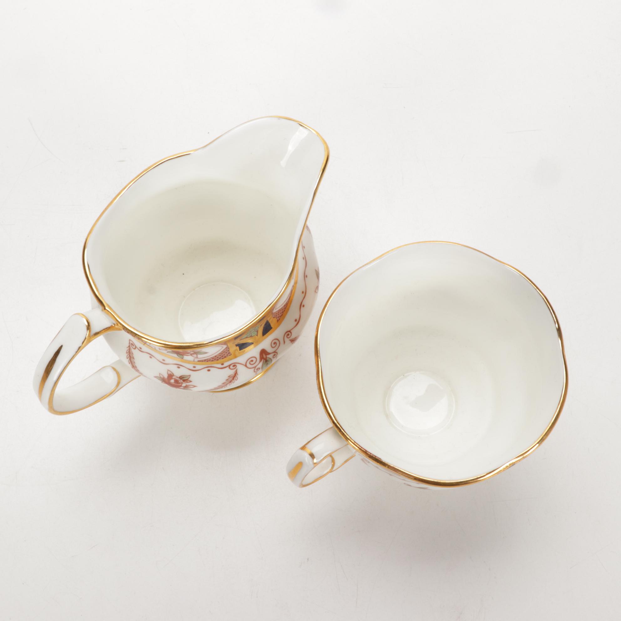 Arklow "Royal Linden" Bone China Tea Cups, Saucers and Other Tableware