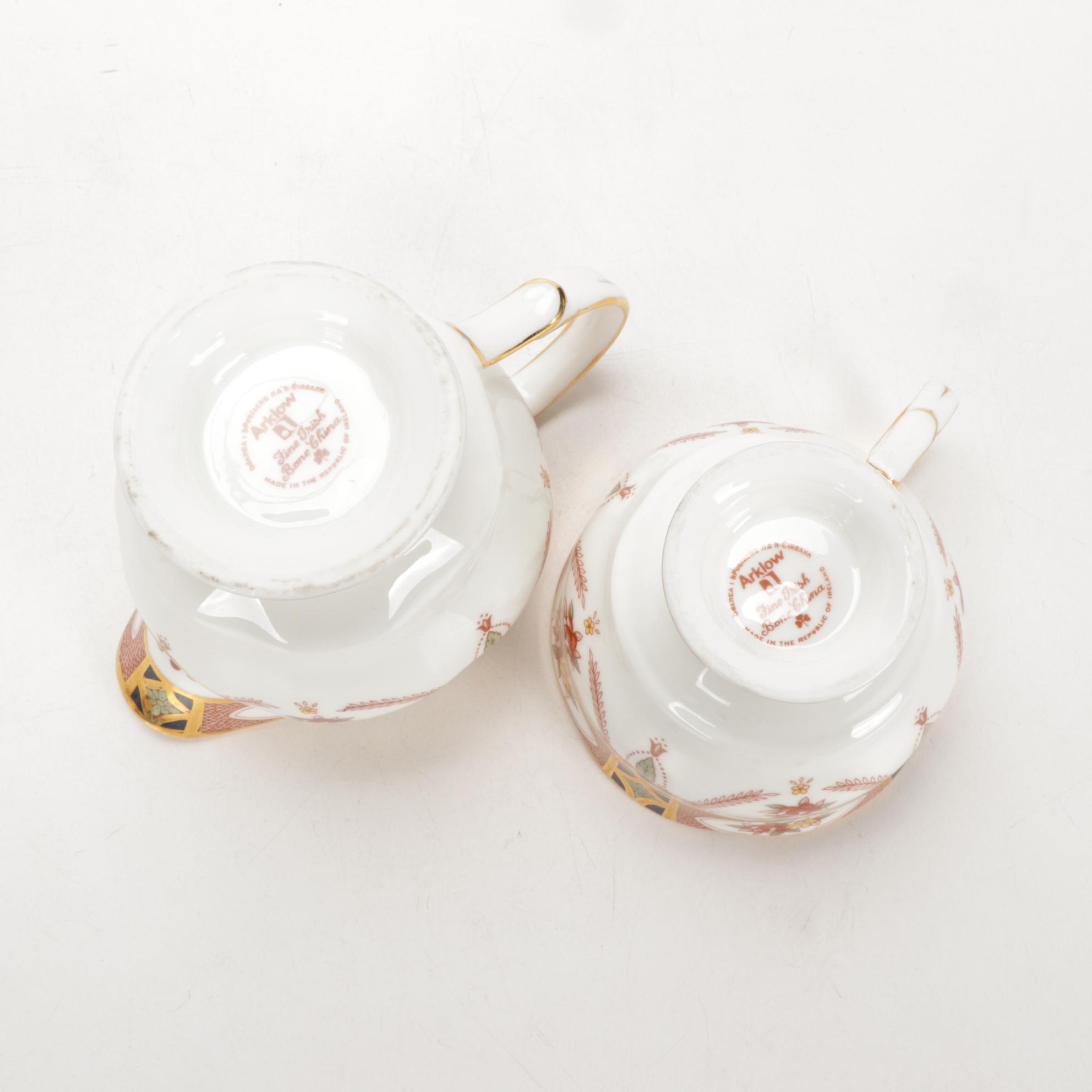 Arklow "Royal Linden" Bone China Tea Cups, Saucers and Other Tableware