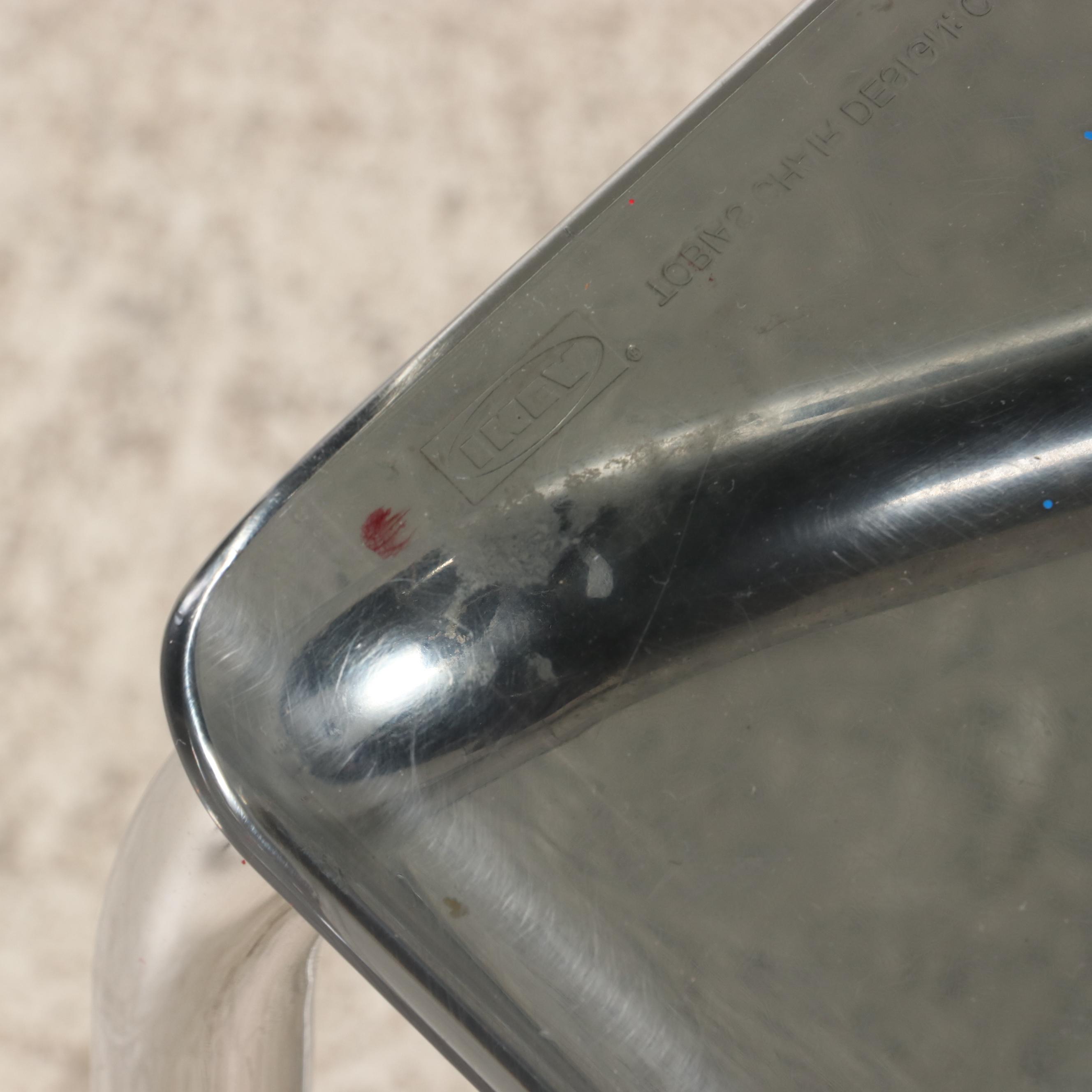 Four Carl Öjerstam for IKEA "Tobias" Steel and Molded Plastic Side Chairs