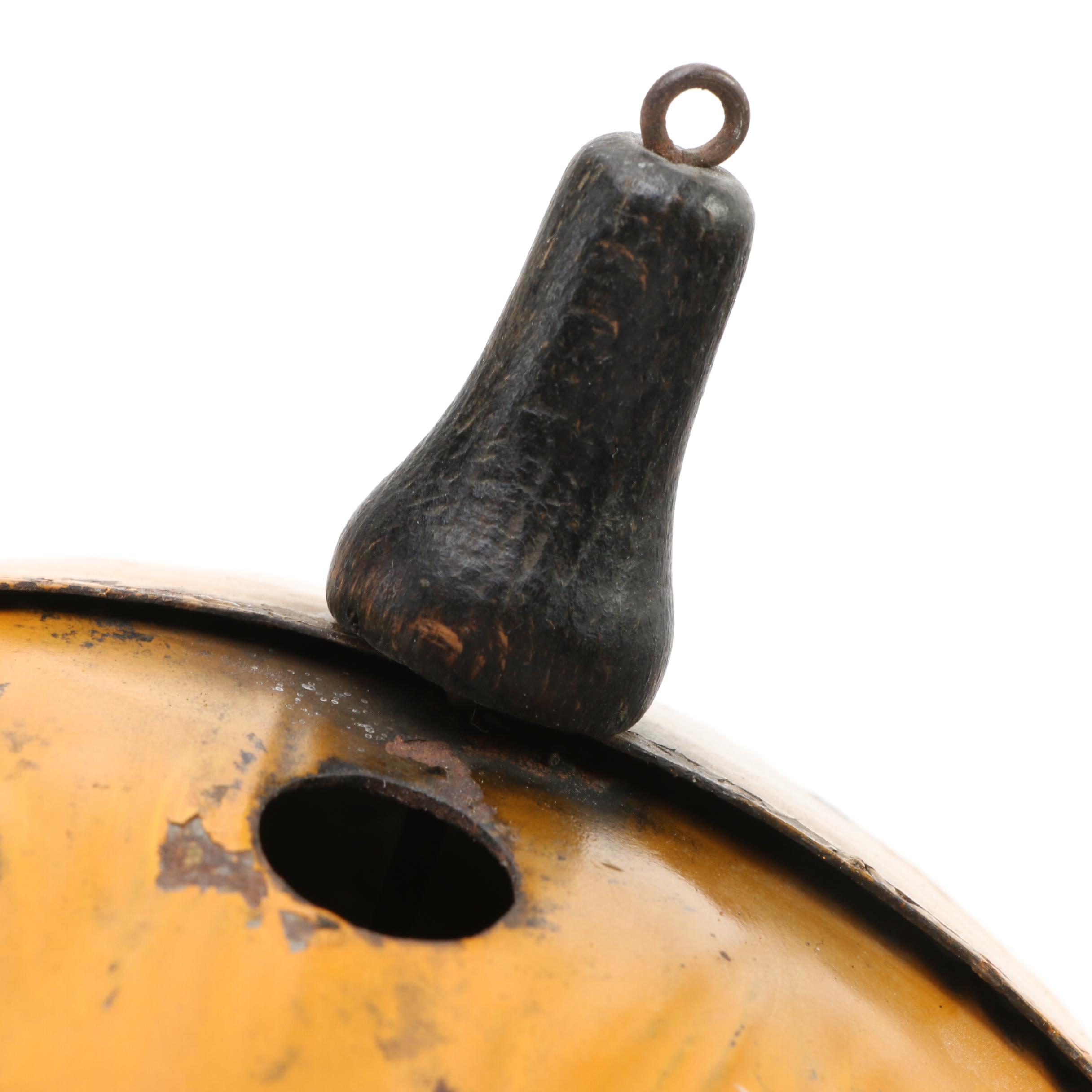 Tin Halloween Parade Jack O'Lantern, Early 20th Century