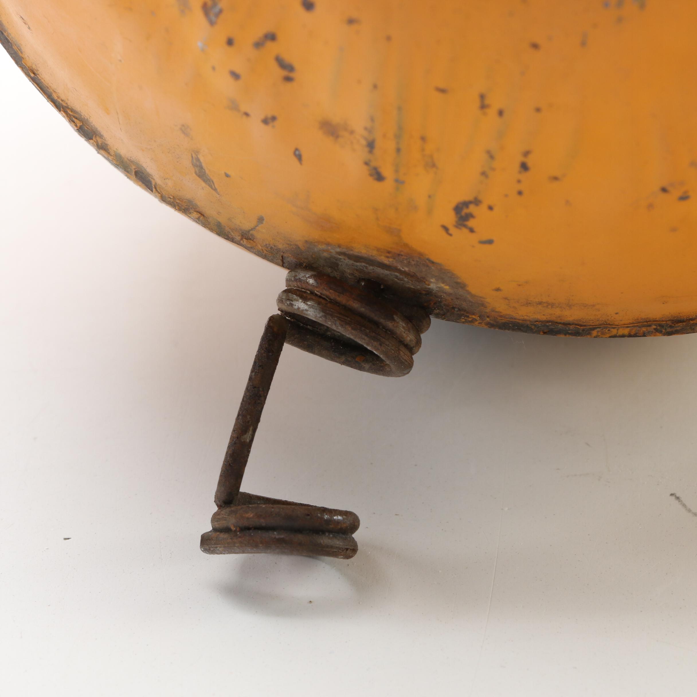 Tin Halloween Parade Jack O'Lantern, Early 20th Century