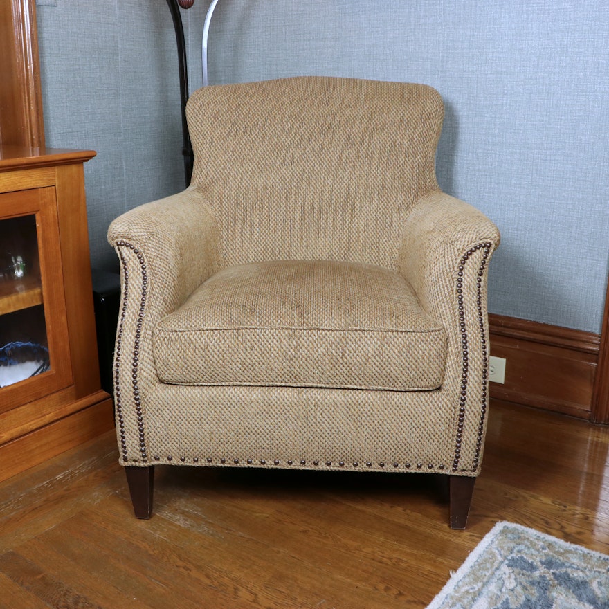 Taylor King Upholstered Armchair with Nailhead Trim