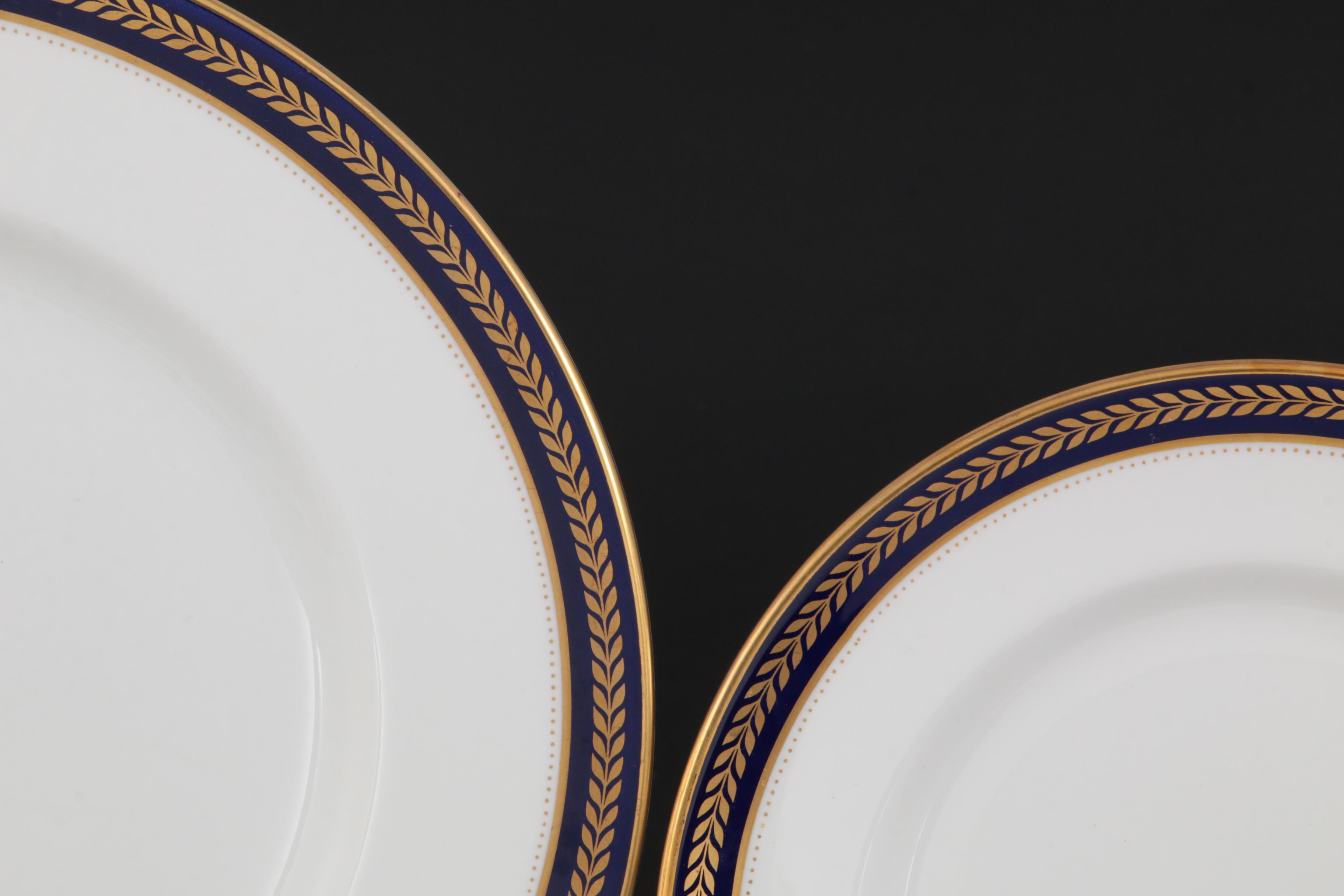Coalport "Blue Wheat" Bone China Dinnerware and Serveware, 1972-1993