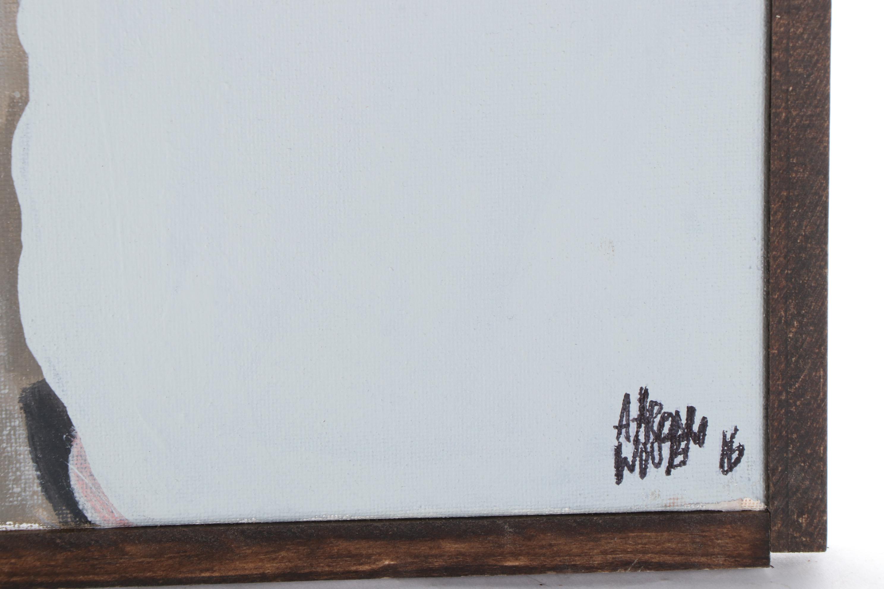 Aaron Wooten Acrylic Painting "Silly Hitler"