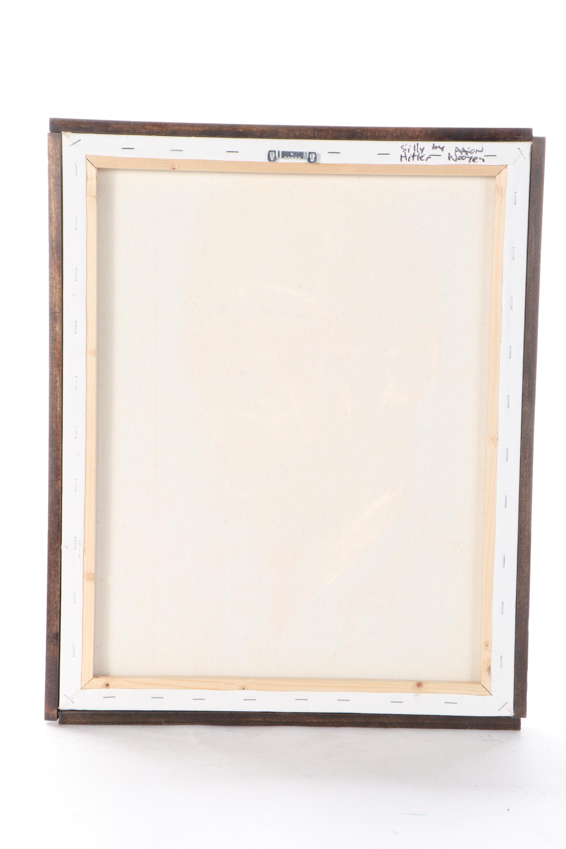 Aaron Wooten Acrylic Painting "Silly Hitler"