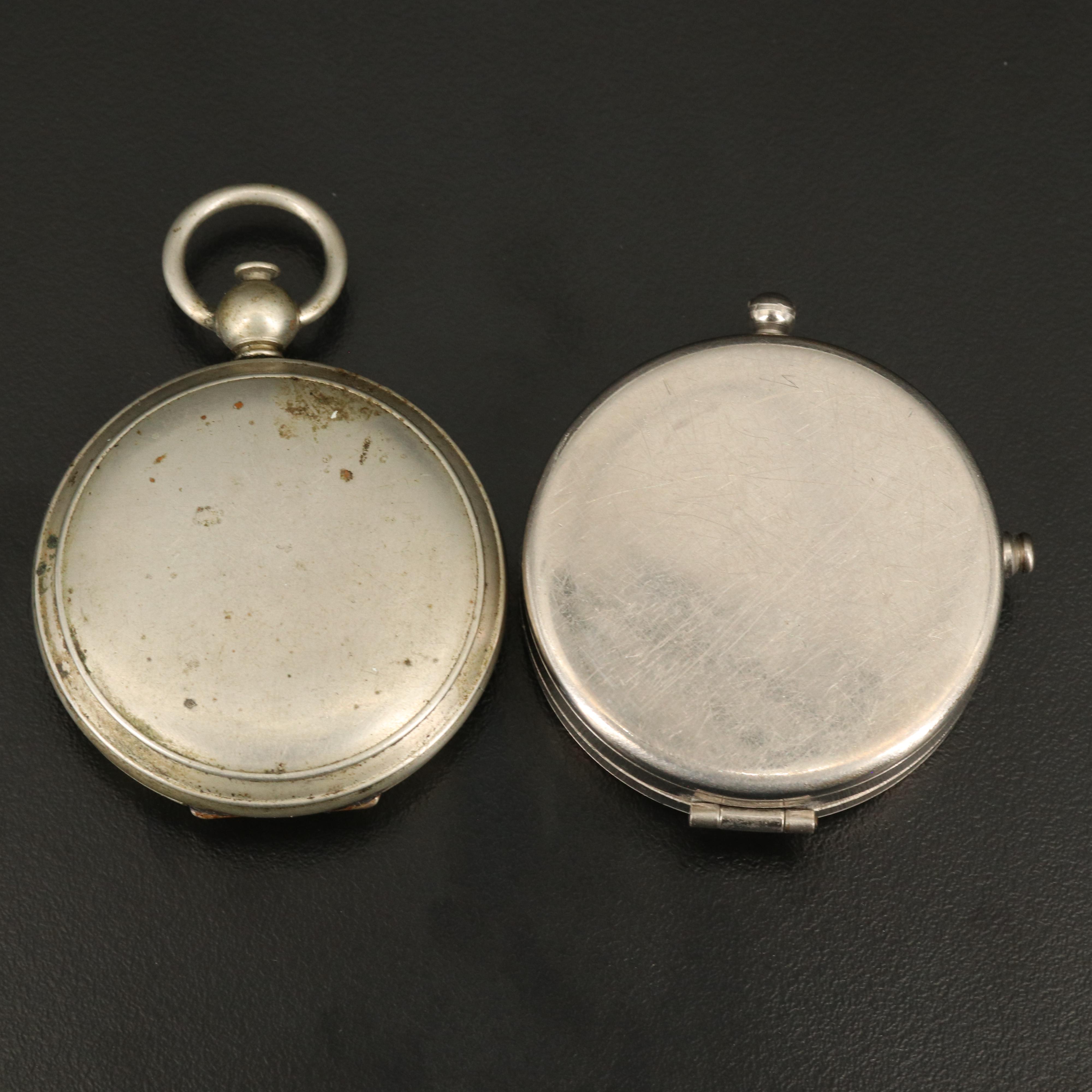 WWI Era USANITE Hand Compass with 1980s German PIC Compass